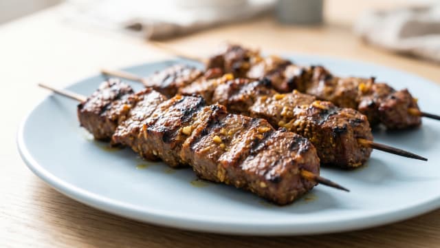 Mishkaki (Grilled Beef Skewers)