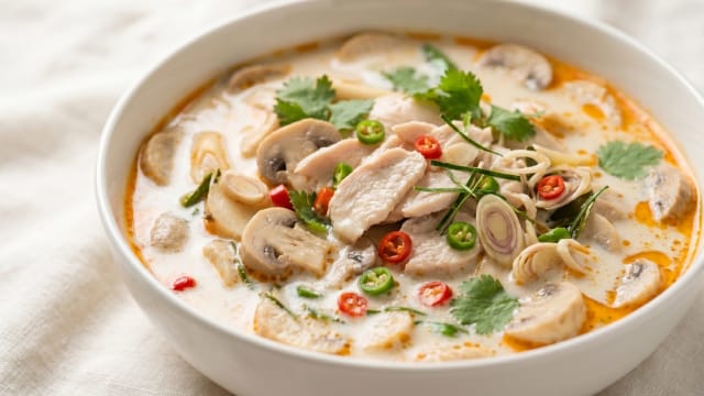 Tom Kha Gai (Coconut Chicken Soup with Galangal)