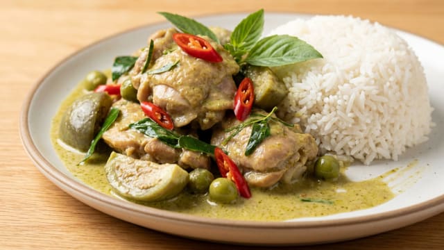 Gaeng Khiao Wan Gai (Thai Green Chicken Curry)