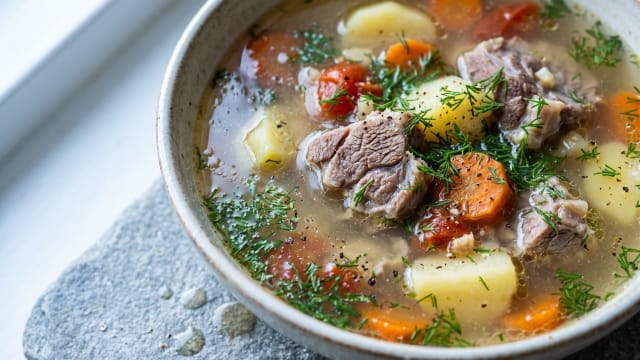 Şurpa (Lamb and Vegetable Soup)
