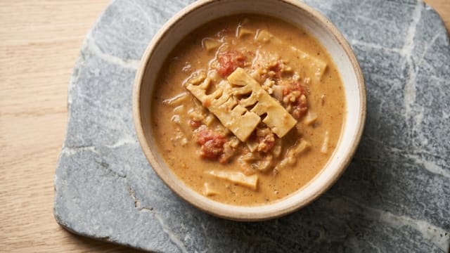 Malewa (Bamboo Shoot and Groundnut Stew)