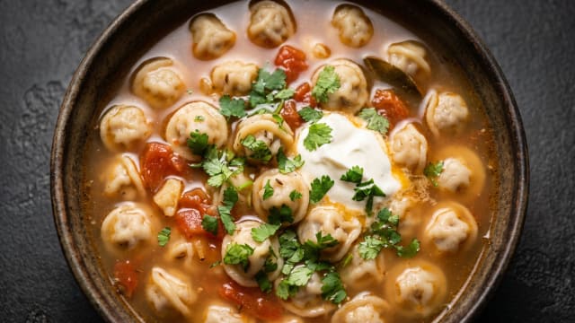 Chuchvara (Beef Dumpling Soup)