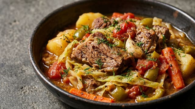Dimlama (Lamb and Vegetable Stew)