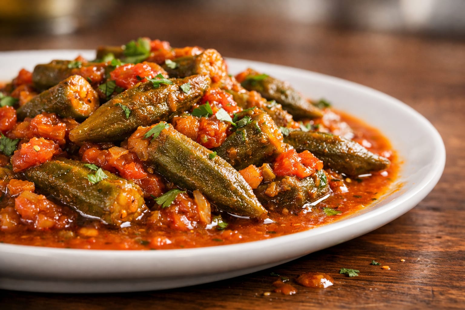 Bamya (Okra and Tomato Stew)