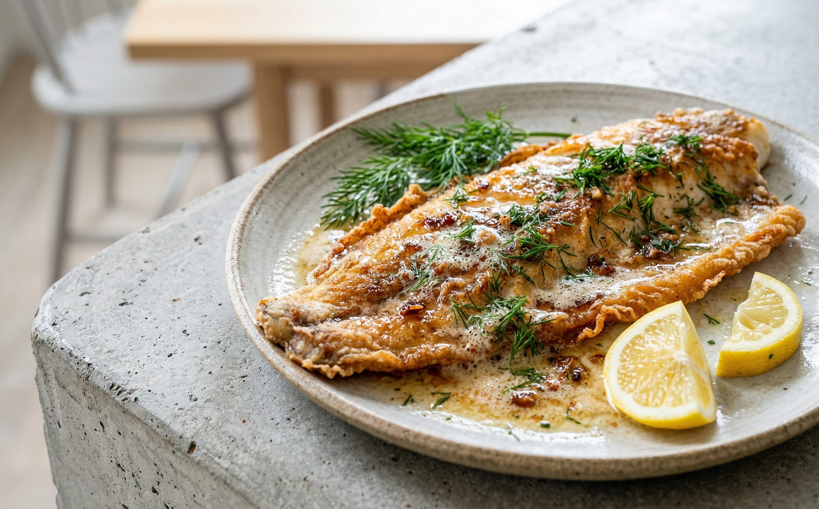 Pan-Fried Pike with Lemon Butter