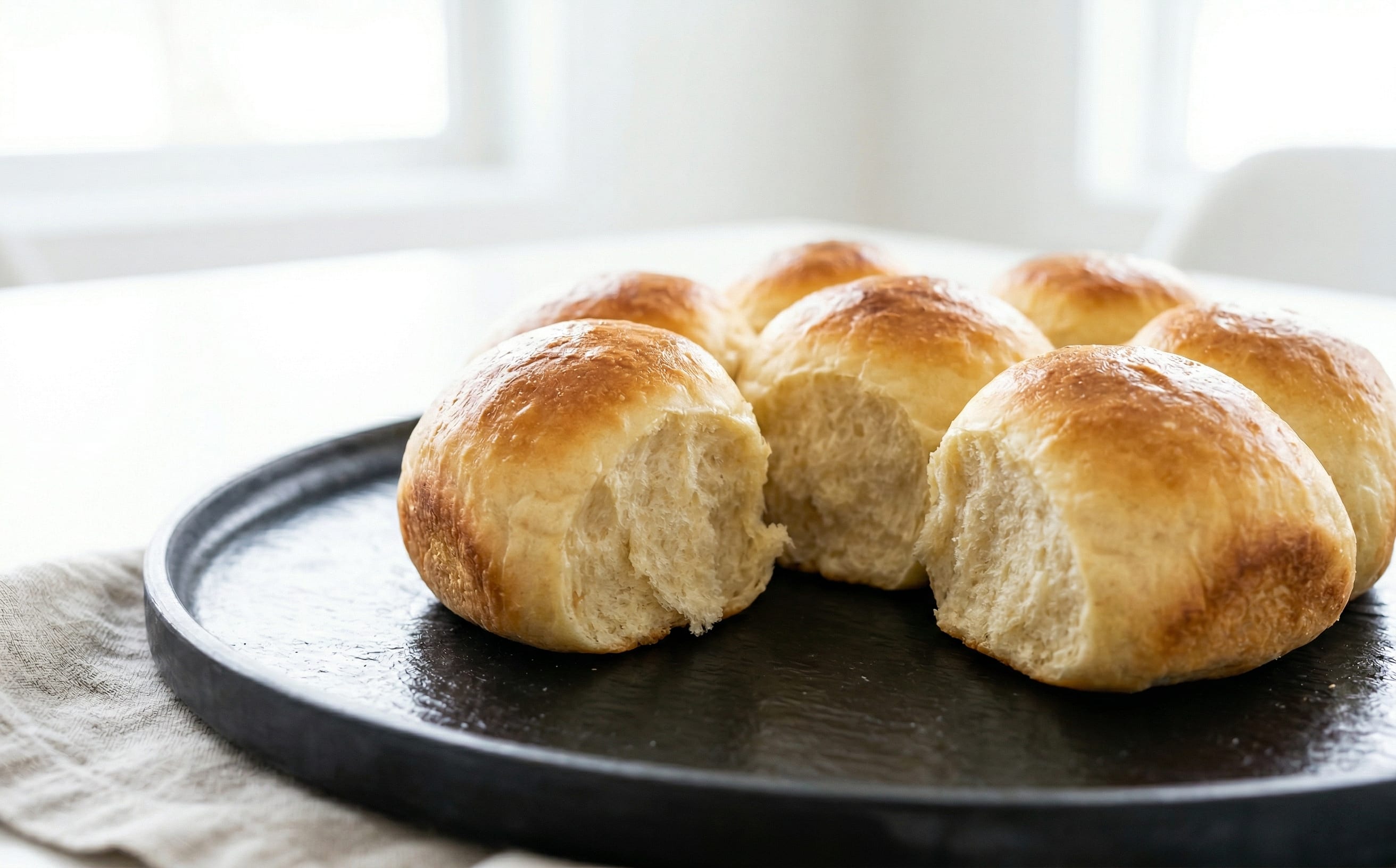 Albanian Milk Bread Rolls