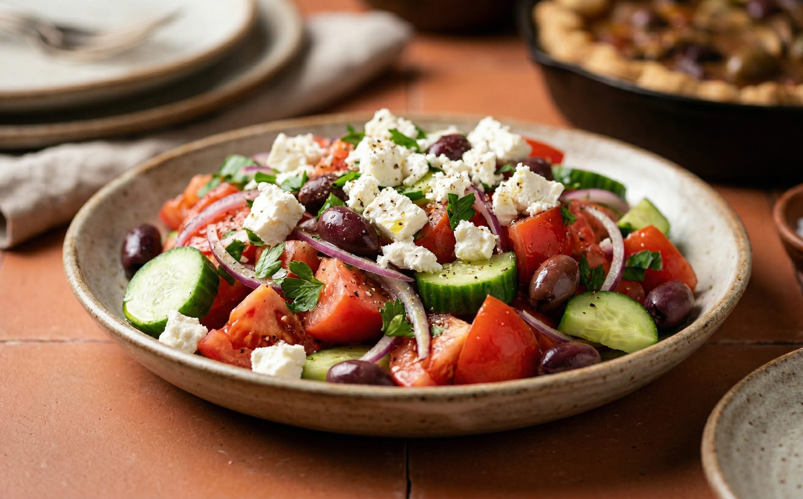 Sallatë Fshati (Albanian Village Salad)