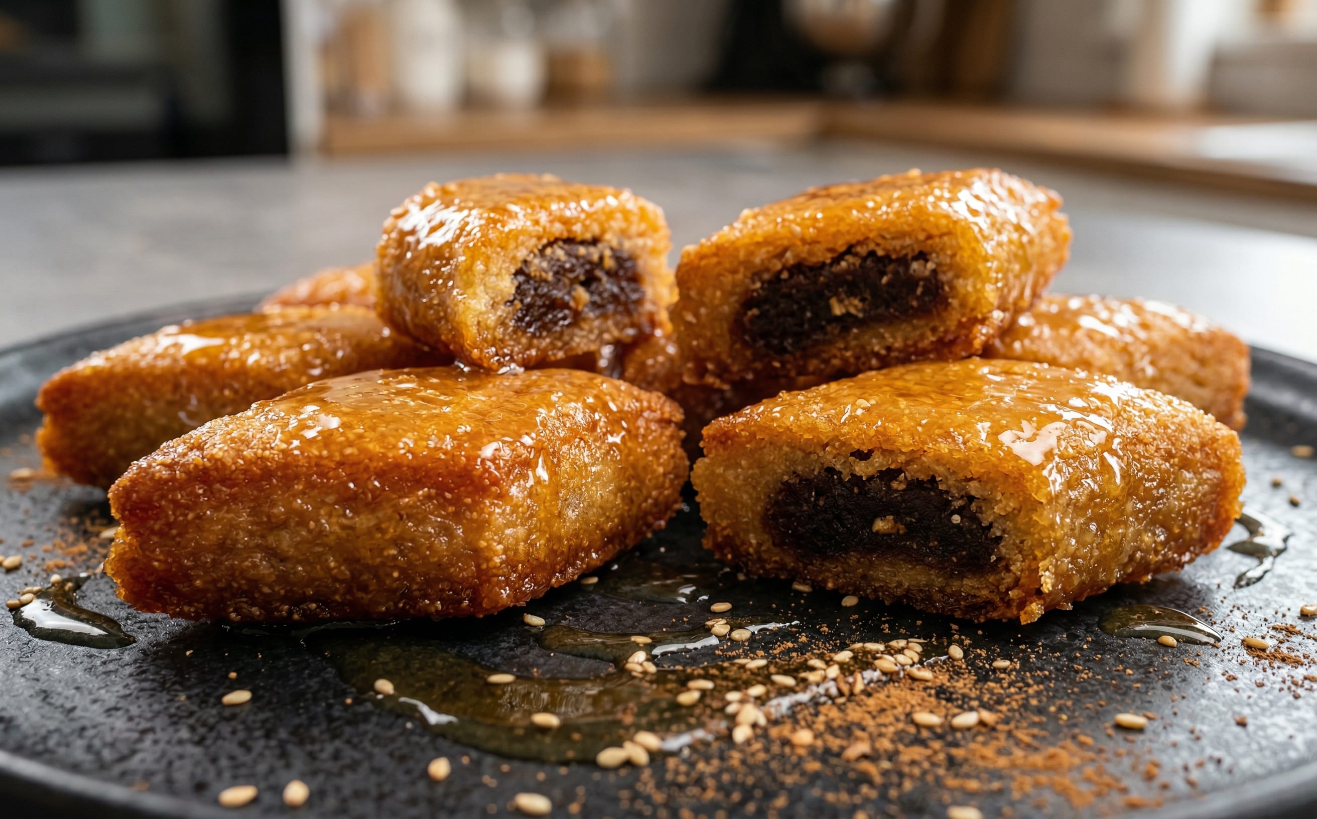 Makrout (Date-Filled Semolina Pastries)