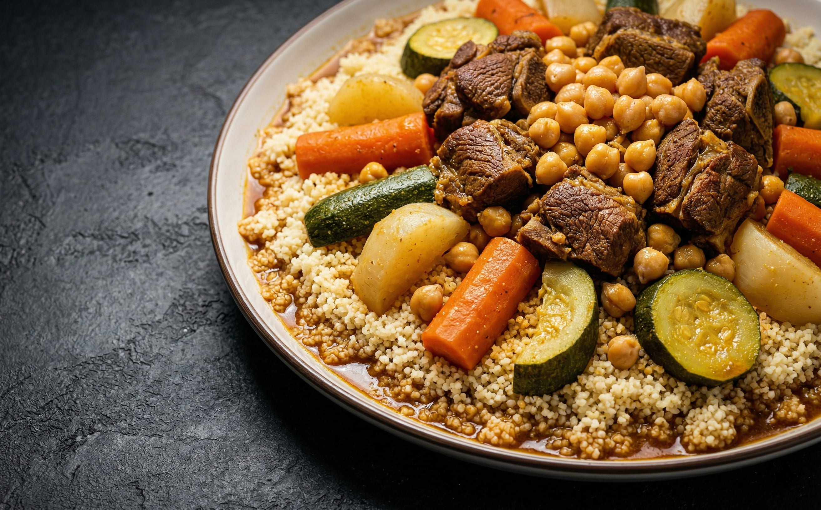 Couscous Algérien (Lamb and Vegetable Couscous)