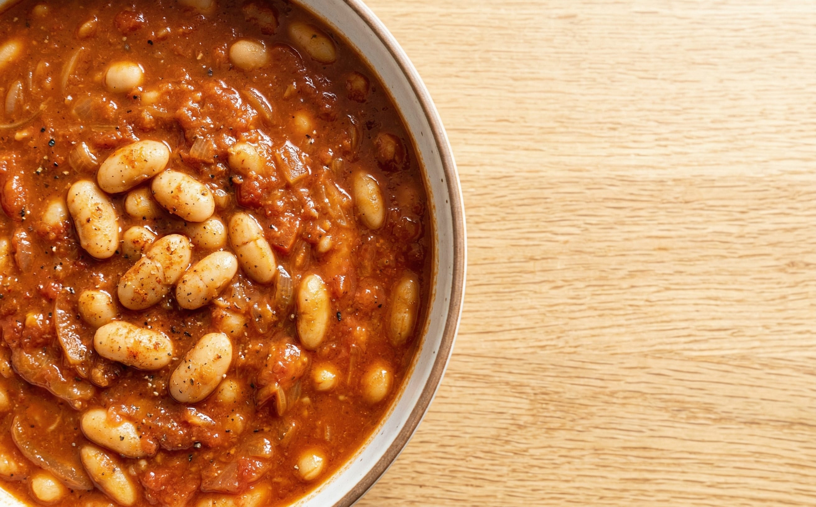 Loubia (White Bean and Tomato Stew)