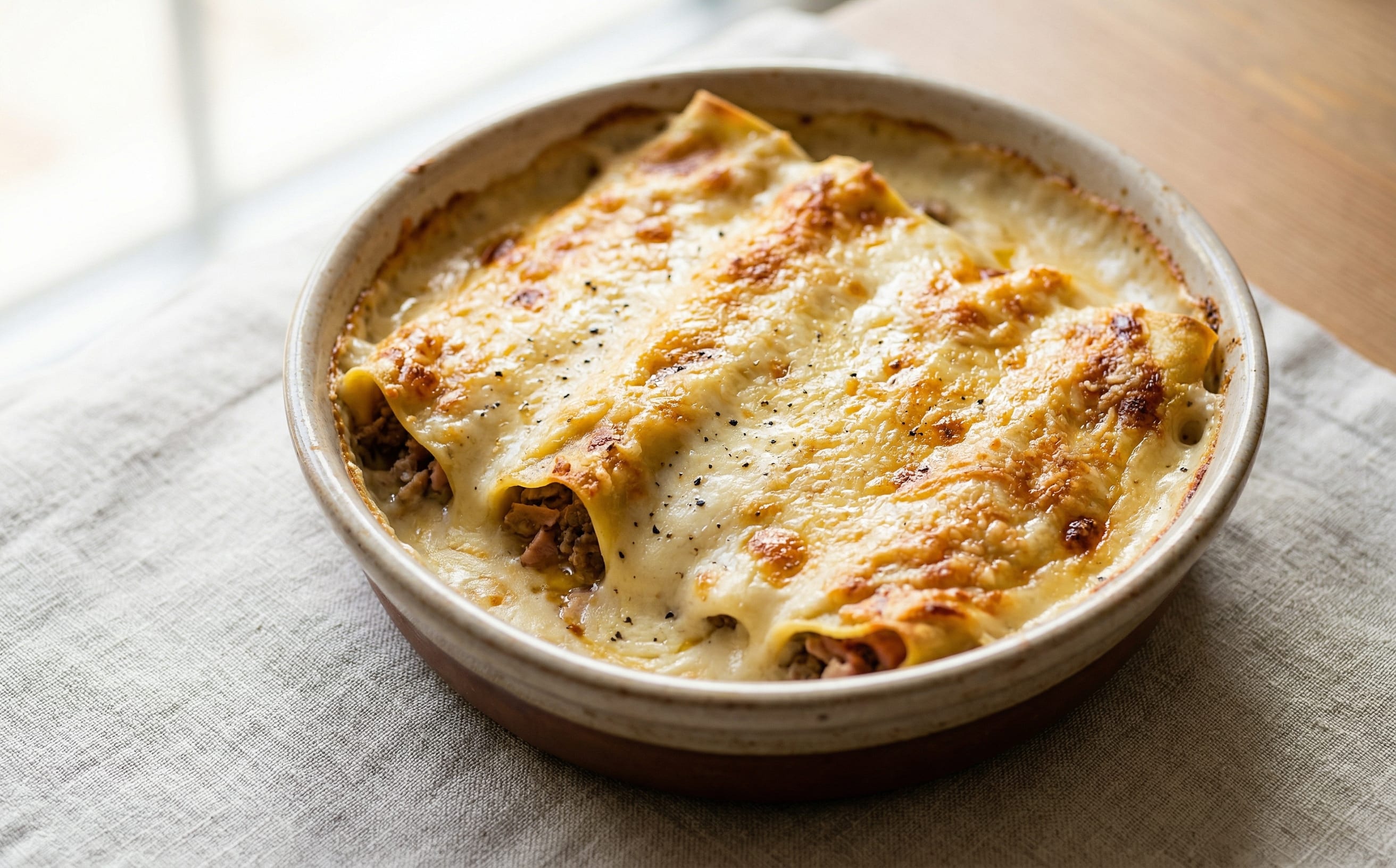 Canelons Andorrans (Andorran Meat Cannelloni)