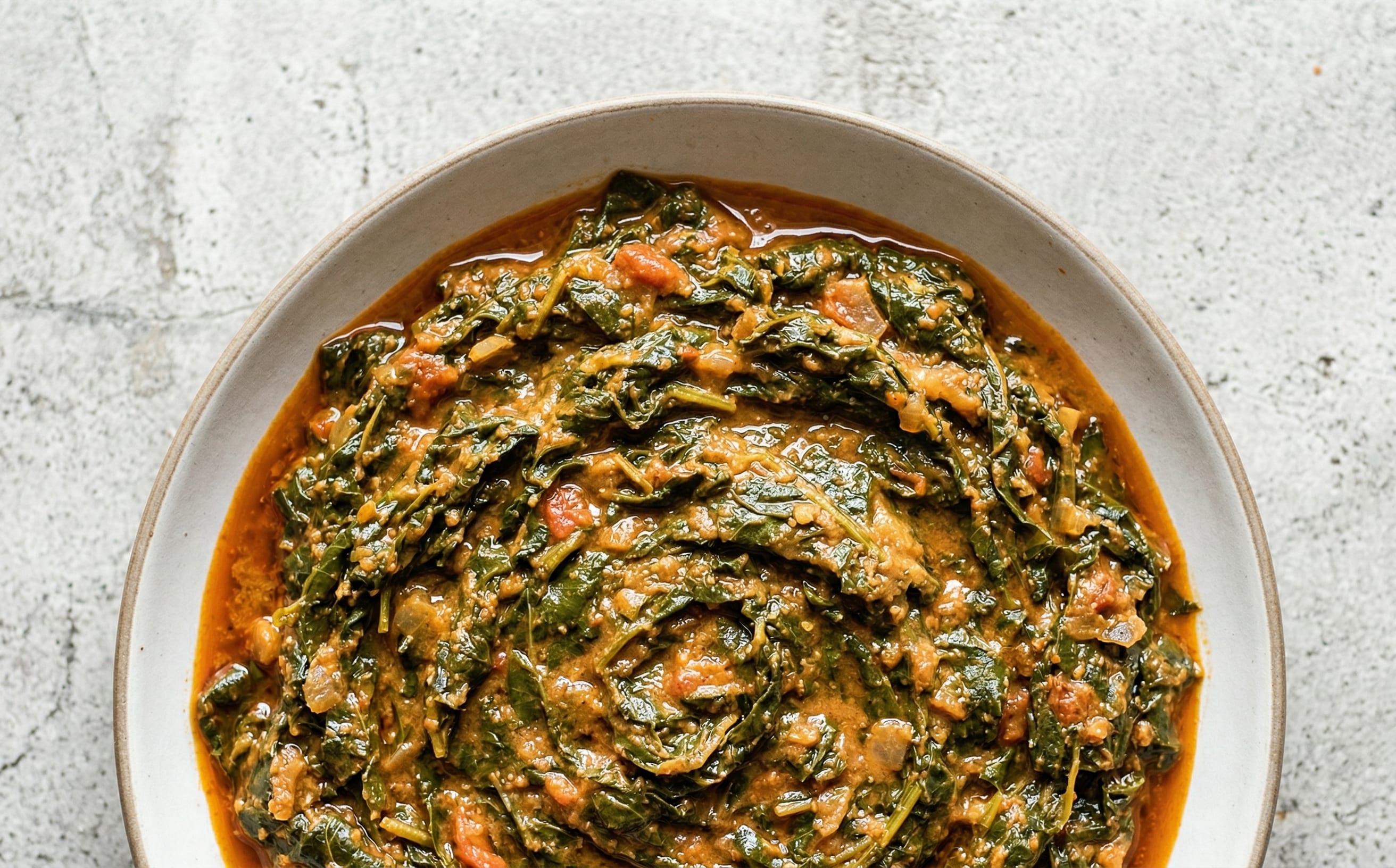 Kizaca (Cassava Leaf and Peanut Stew)