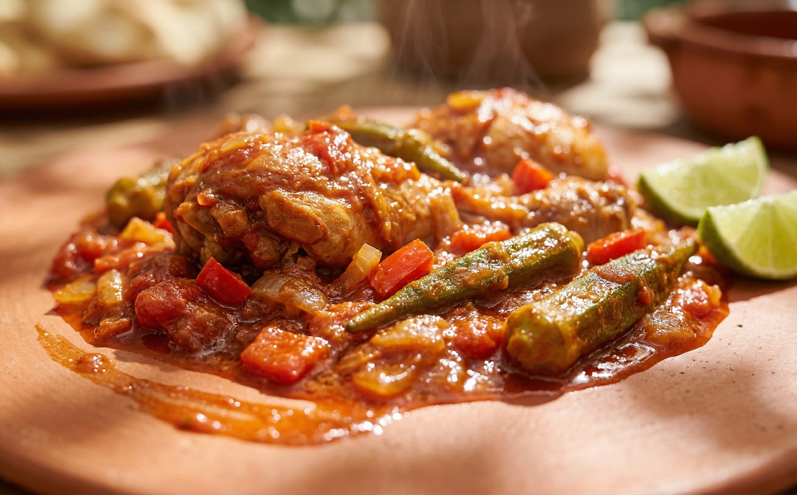 Muamba de Galinha (Chicken and Palm Oil Stew)