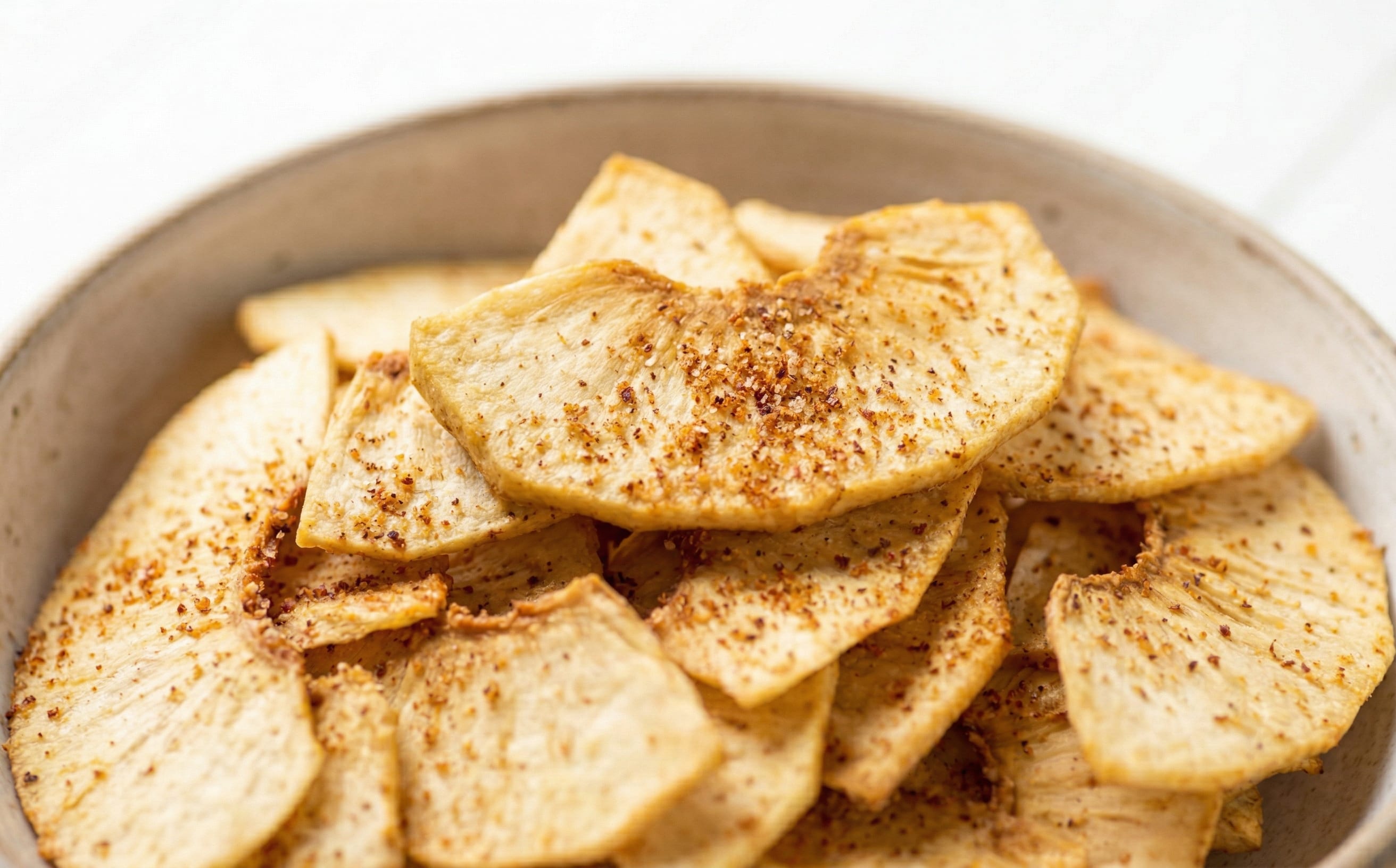 Breadfruit Chips with Chili Salt