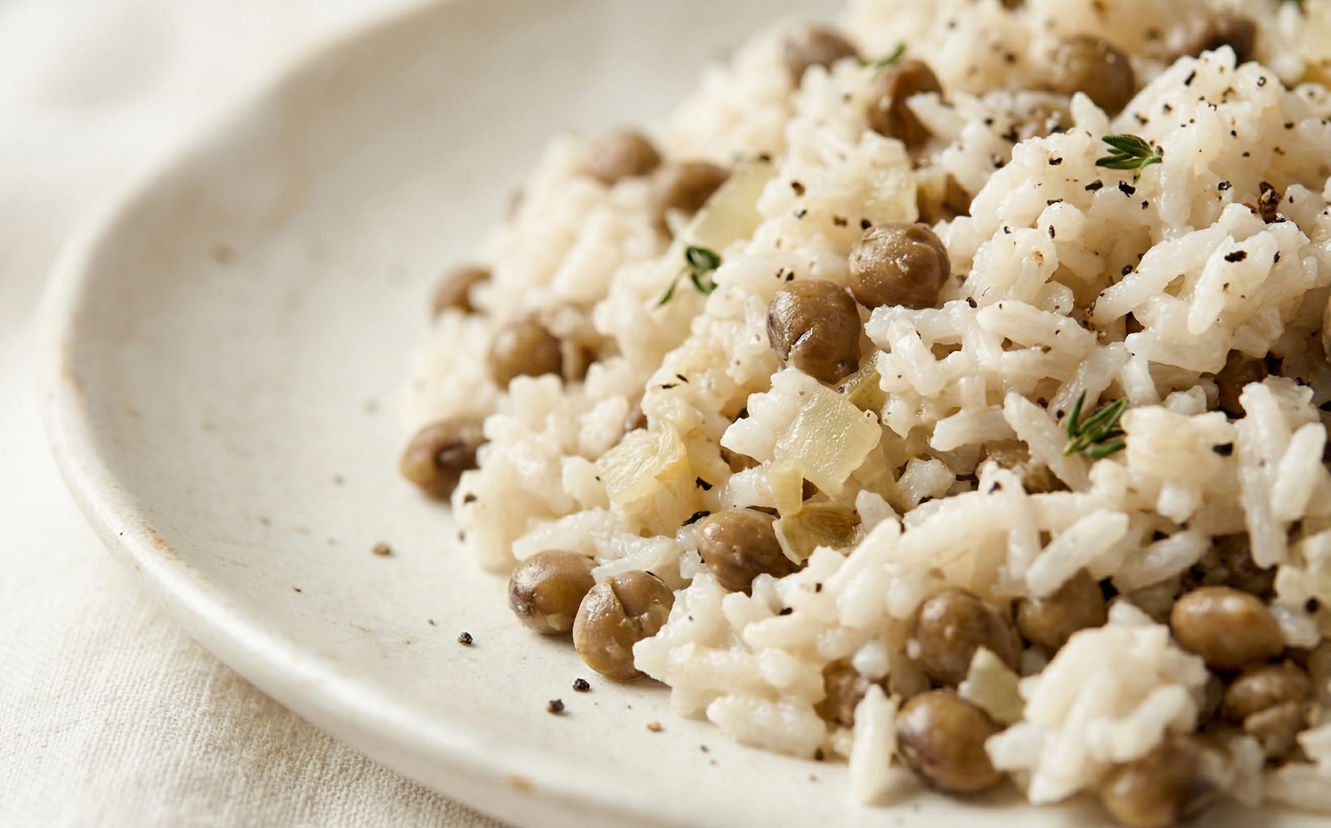 Coconut Rice with Pigeon Peas