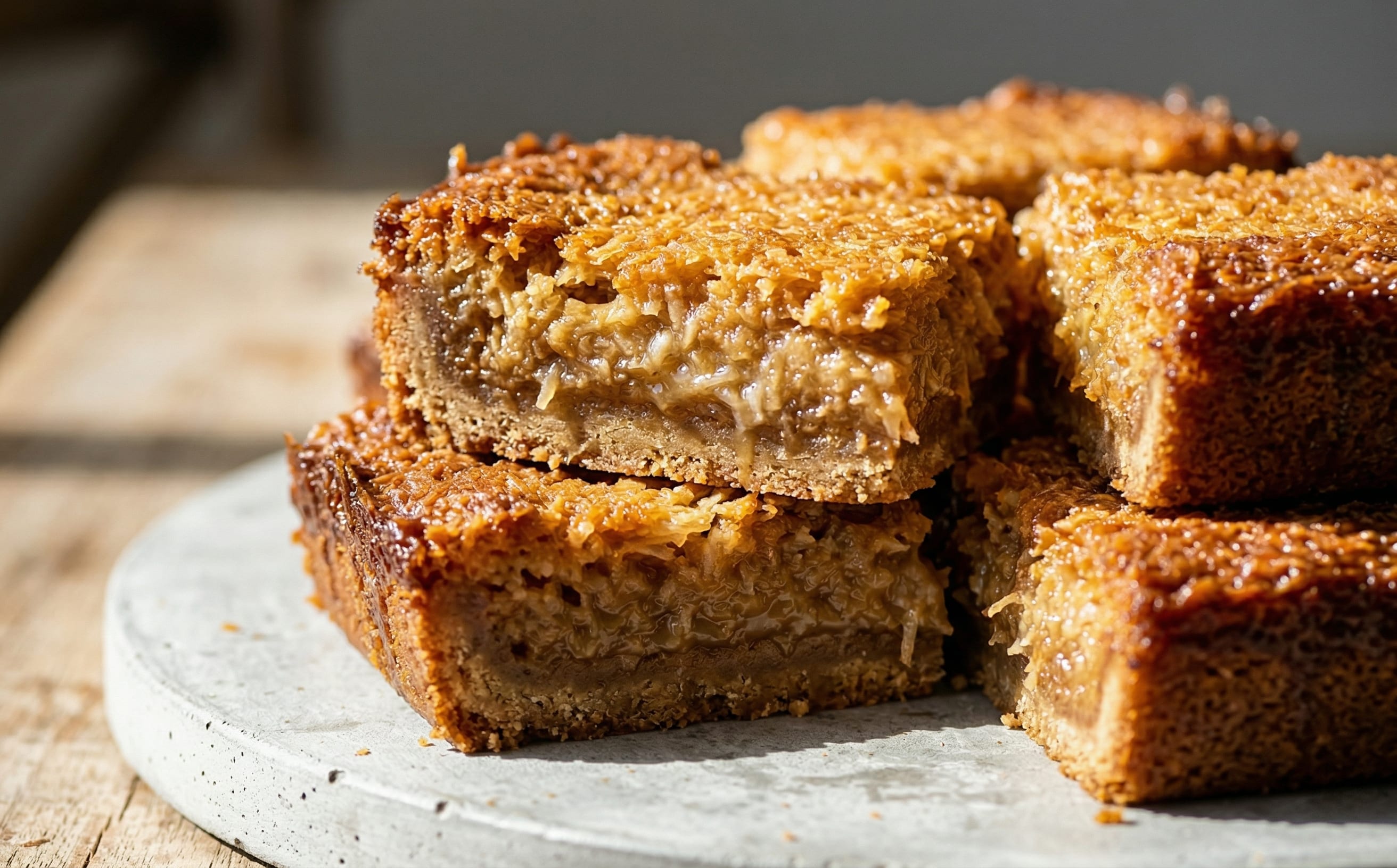 Anguilla-Style Coconut Tart Bars