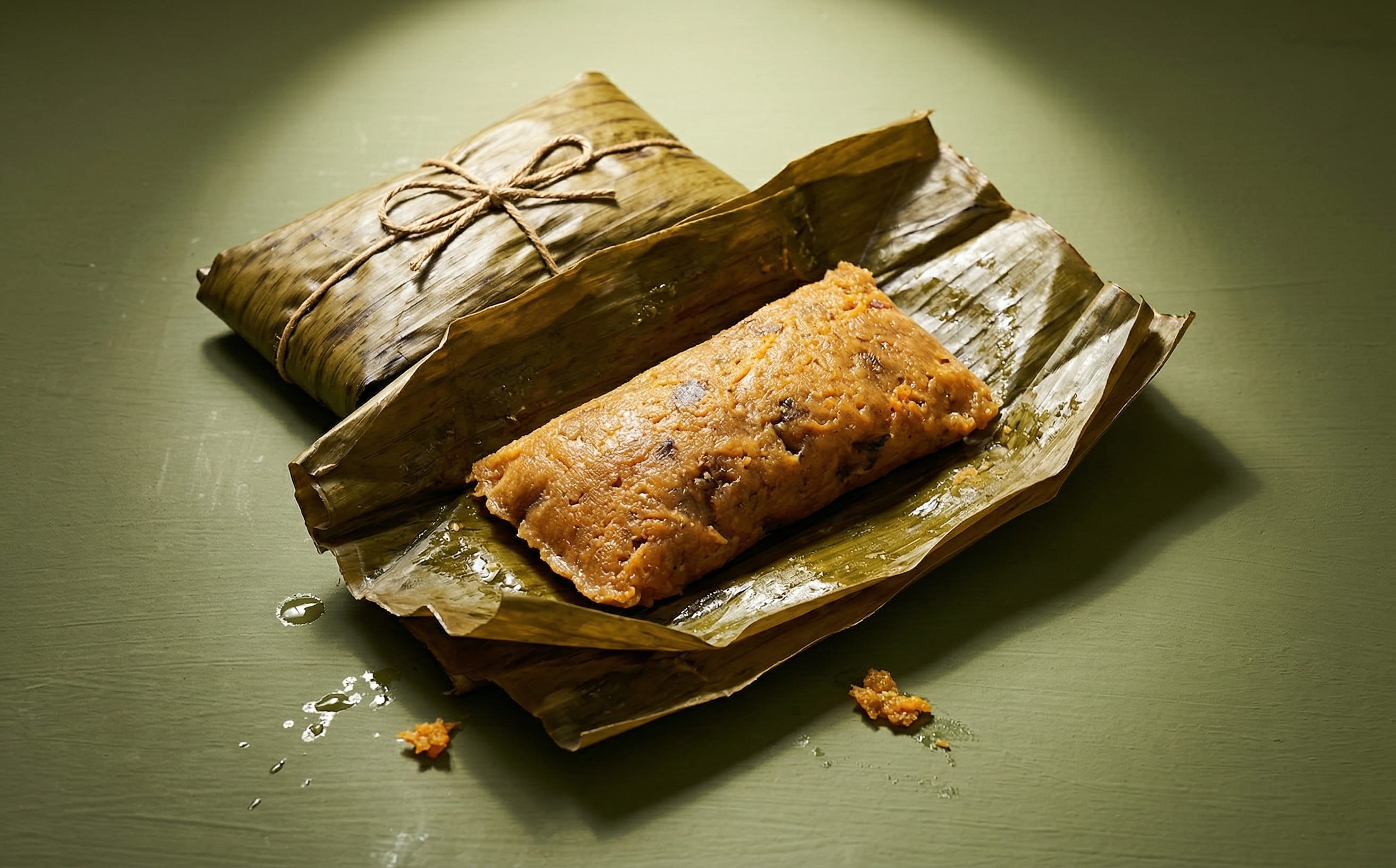 Ducana (Steamed Sweet Potato and Coconut Dumplings)