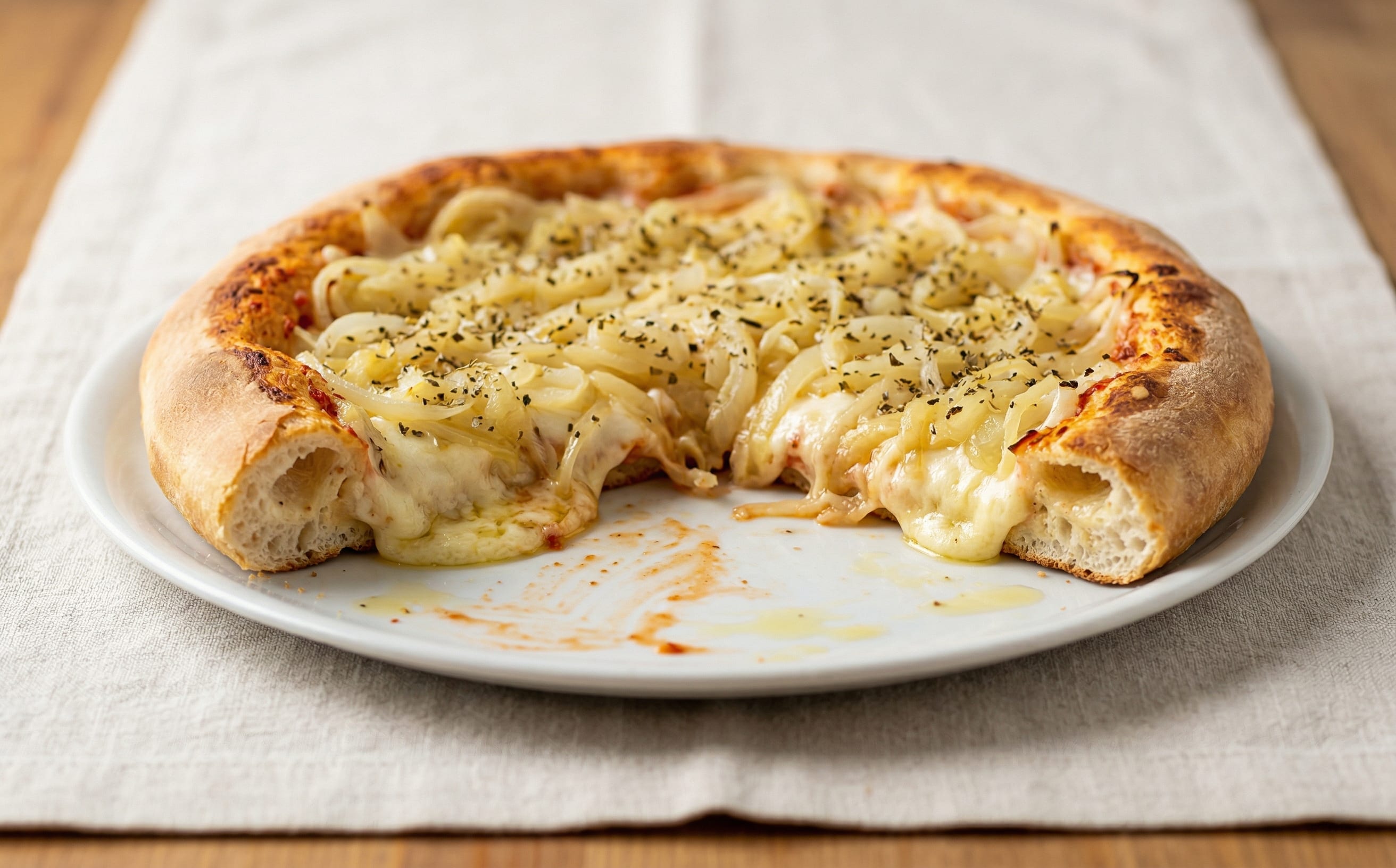Fugazzeta Rellena (Stuffed Onion and Cheese Pizza)