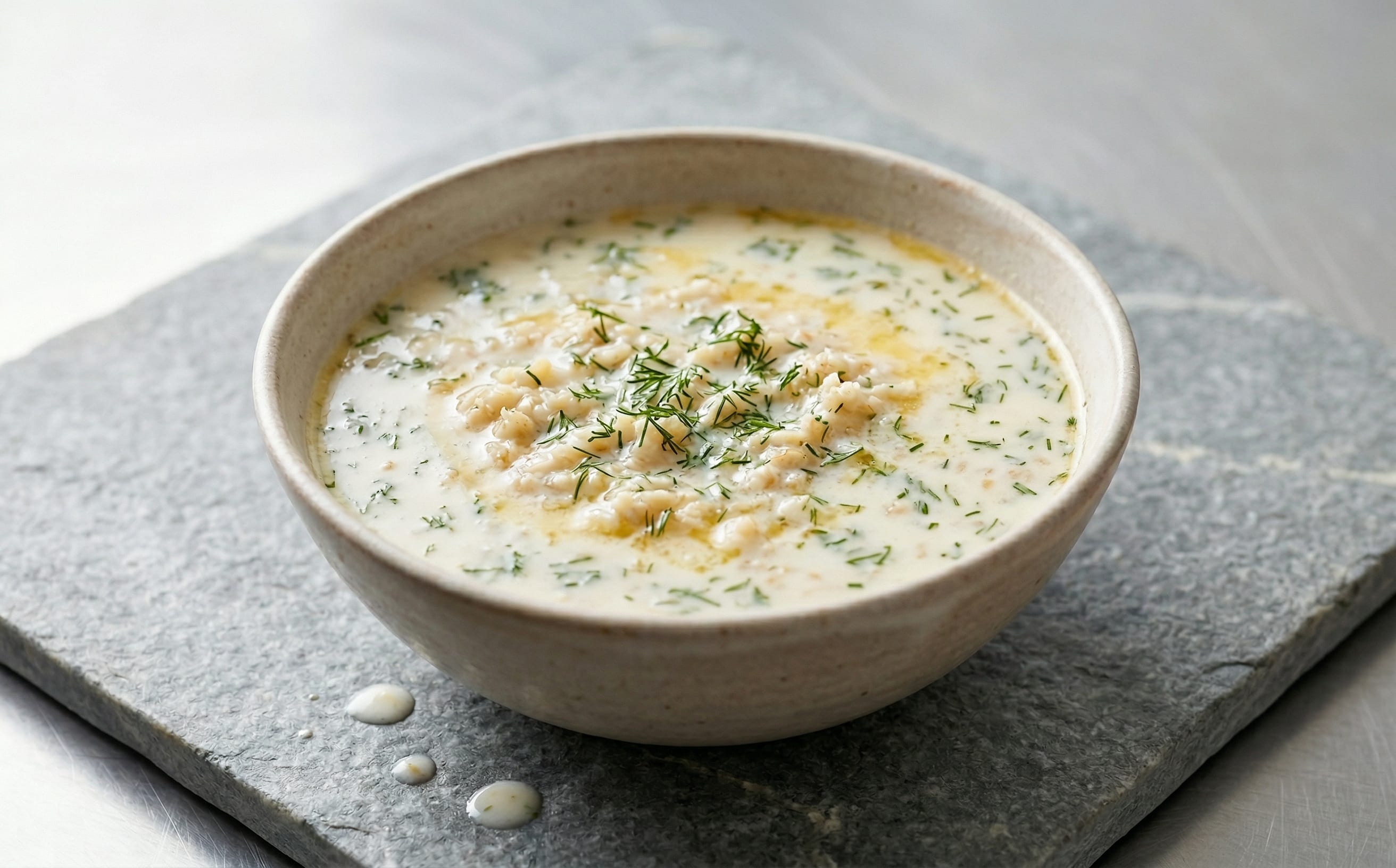 Spas (Yogurt and Wheat Soup)