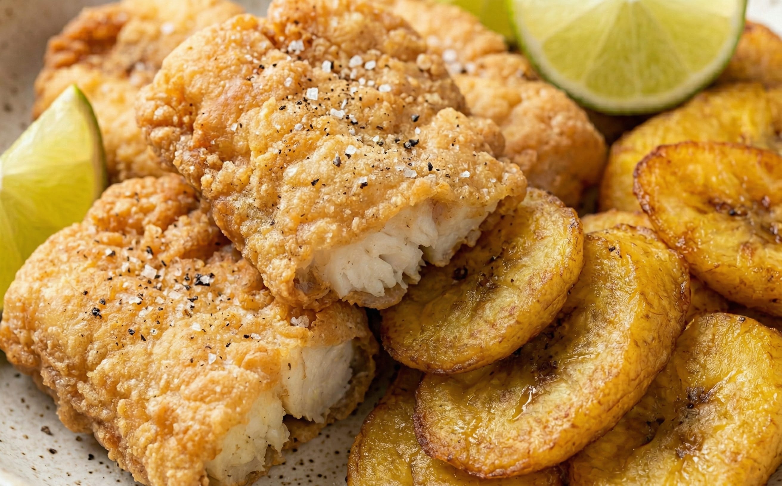 Pisca Hasa (Aruban Fried Fish with Plantain)