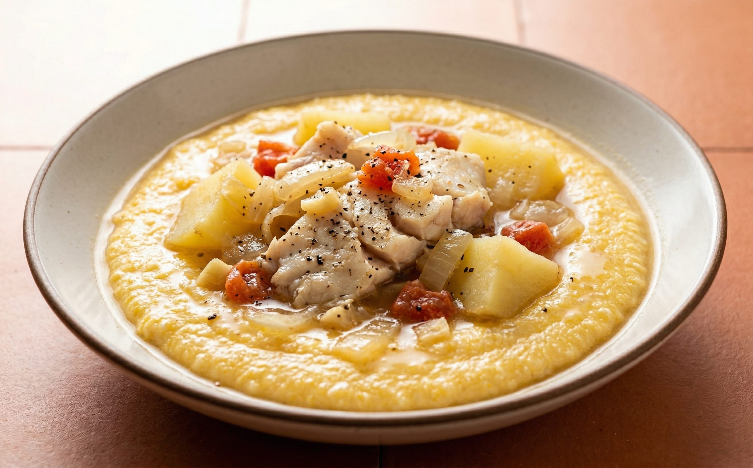 Boiled Fish and Grits