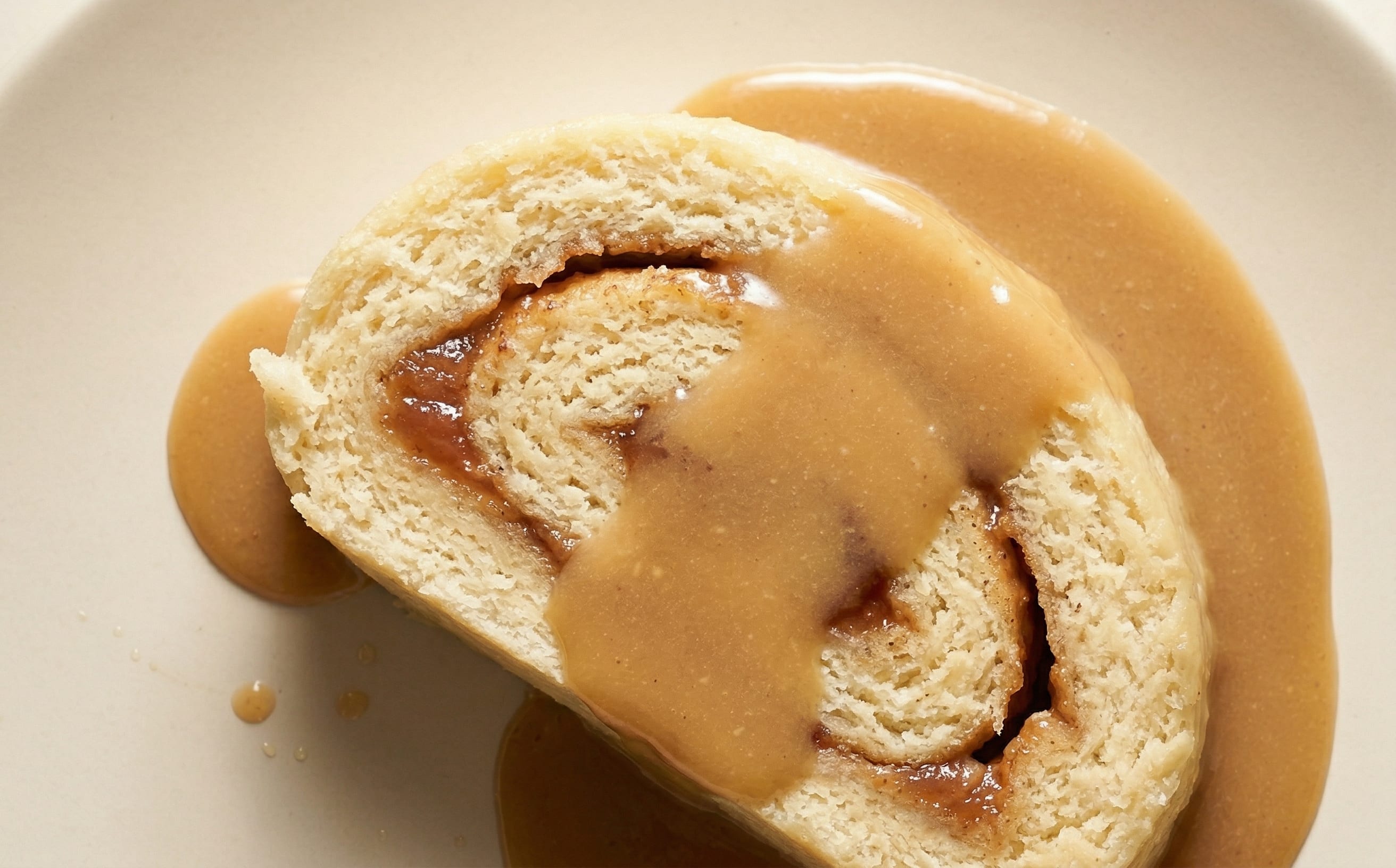 Guava Duff (Steamed Guava Roll with Rum Sauce)