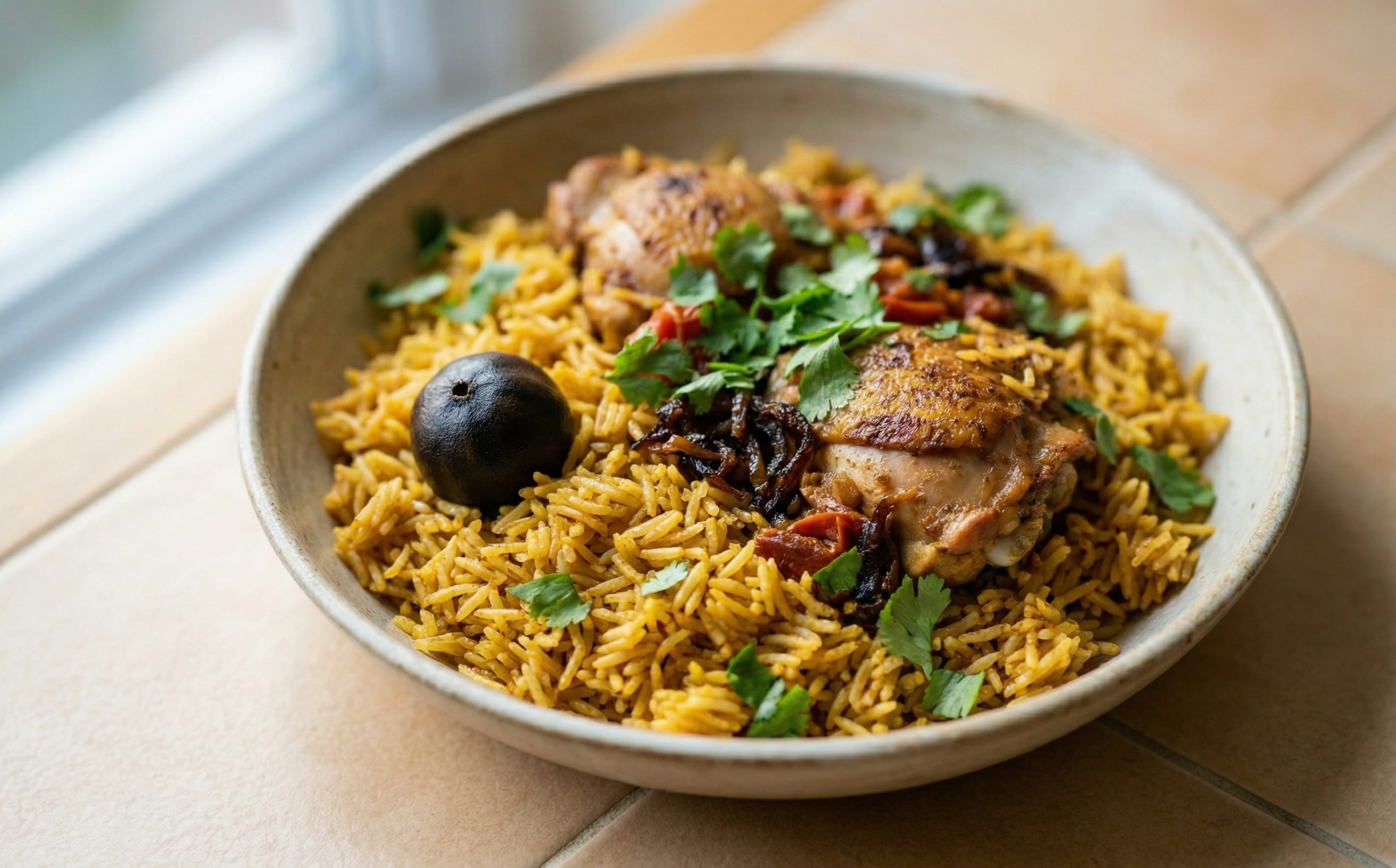 Machboos Dajaj (Spiced Chicken and Rice)