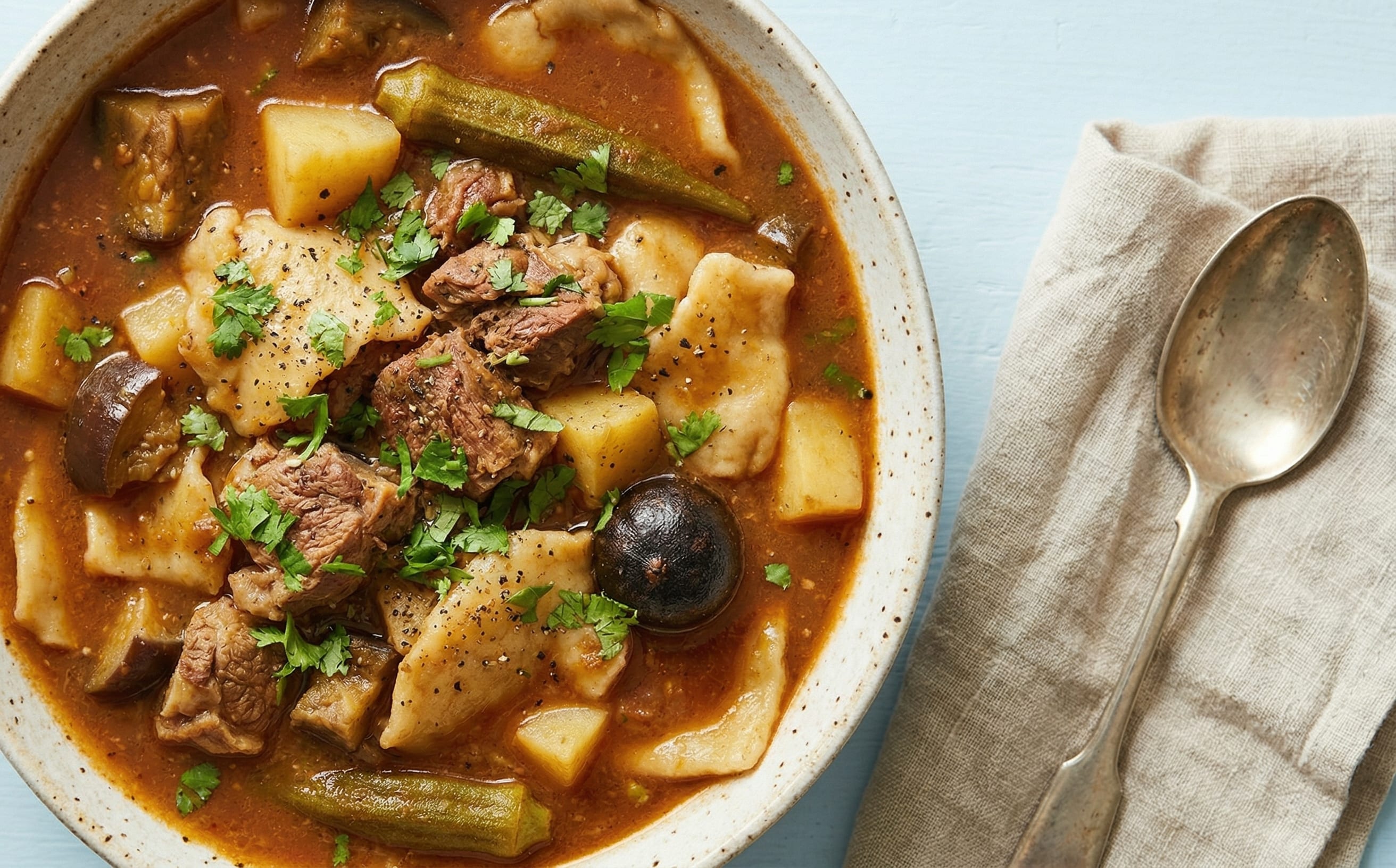 Margoog (Lamb and Vegetable Stew with Dough)