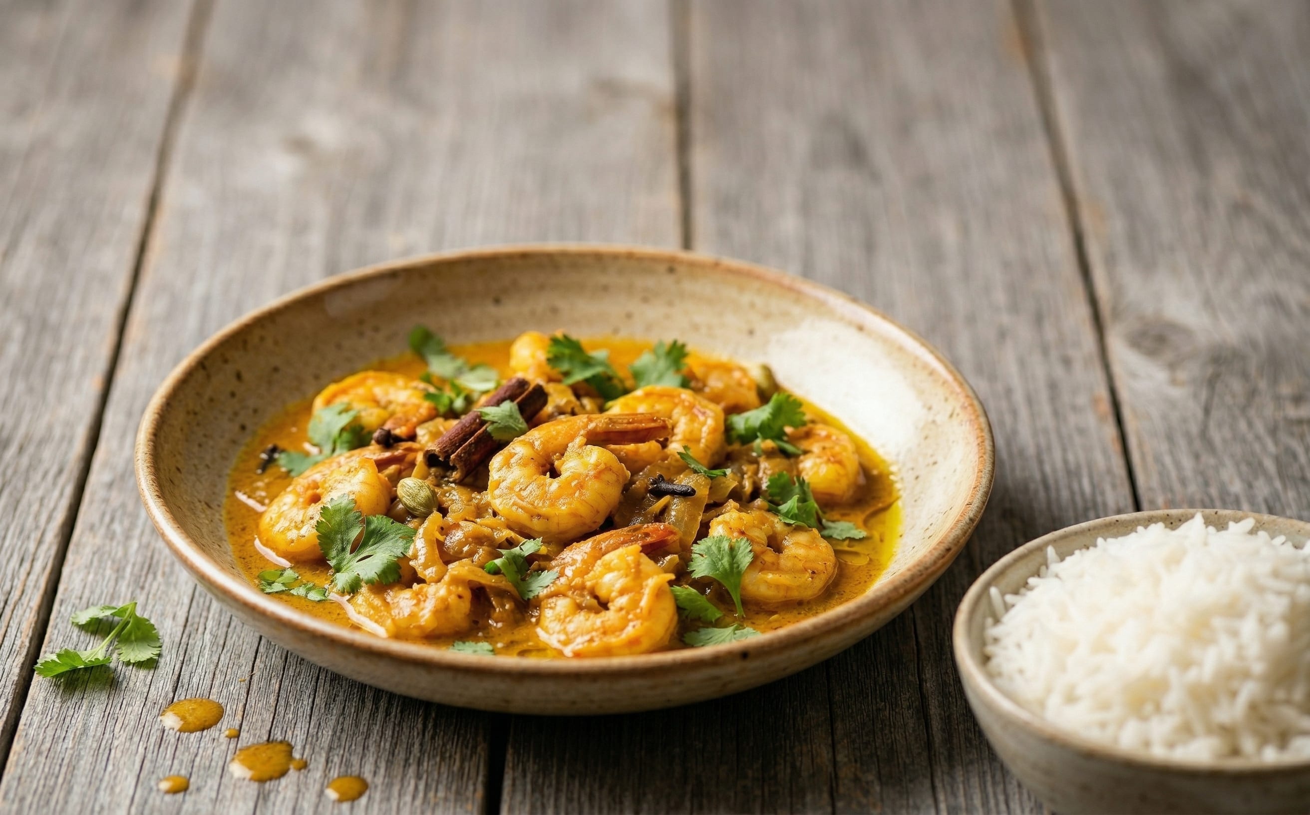 Chingri Malai Curry (Coconut Prawn Curry)