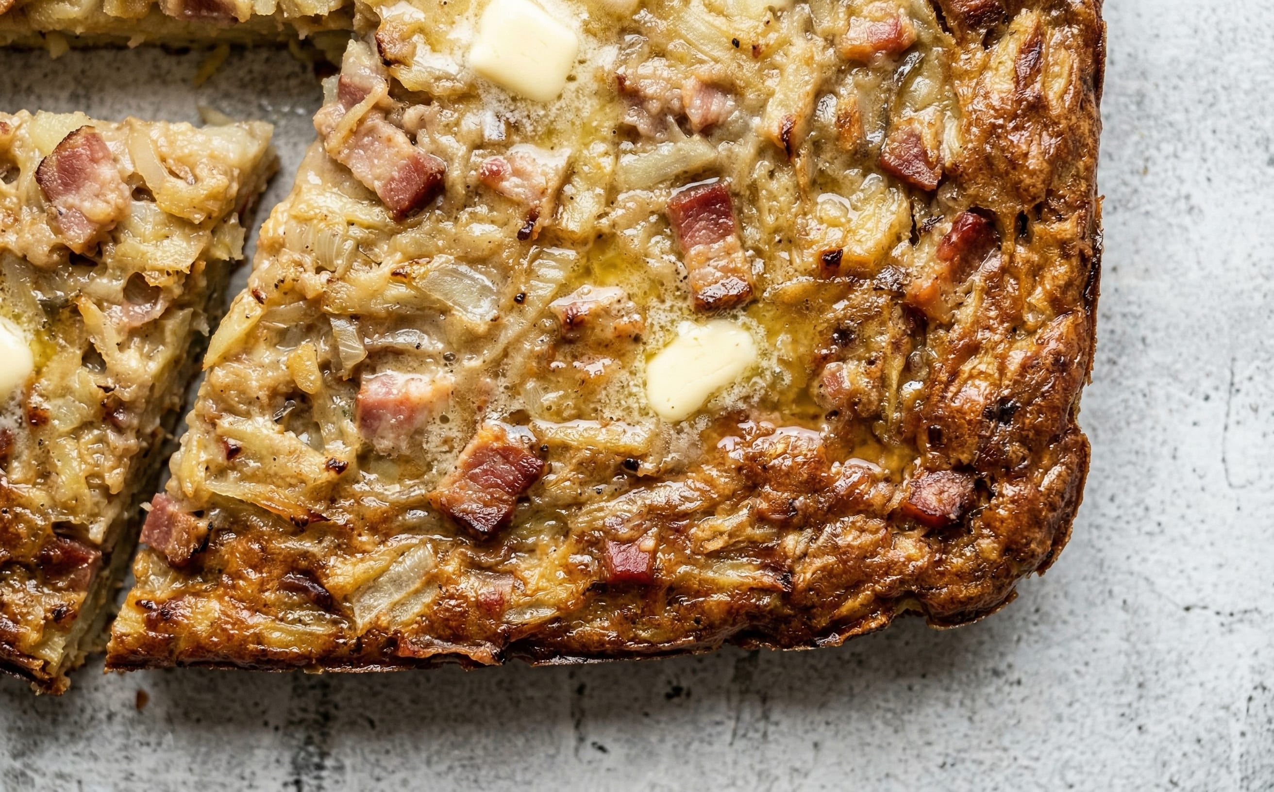 Potato Babka (Baked Potato and Bacon Casserole)