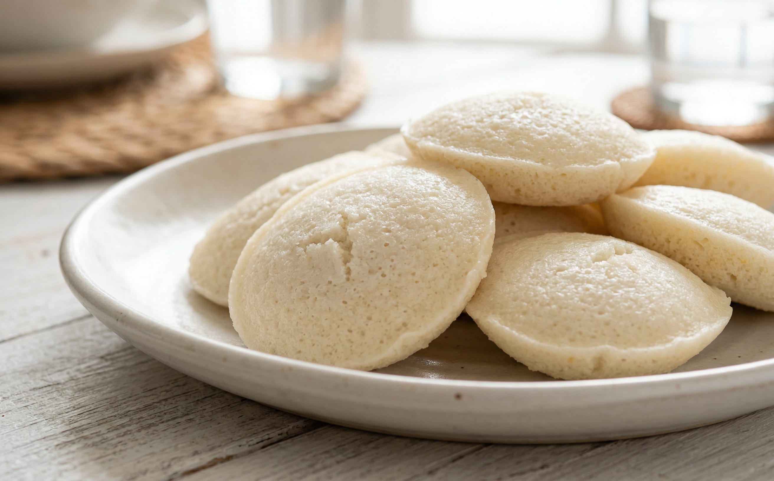Ablo (Steamed Rice and Corn Cakes)