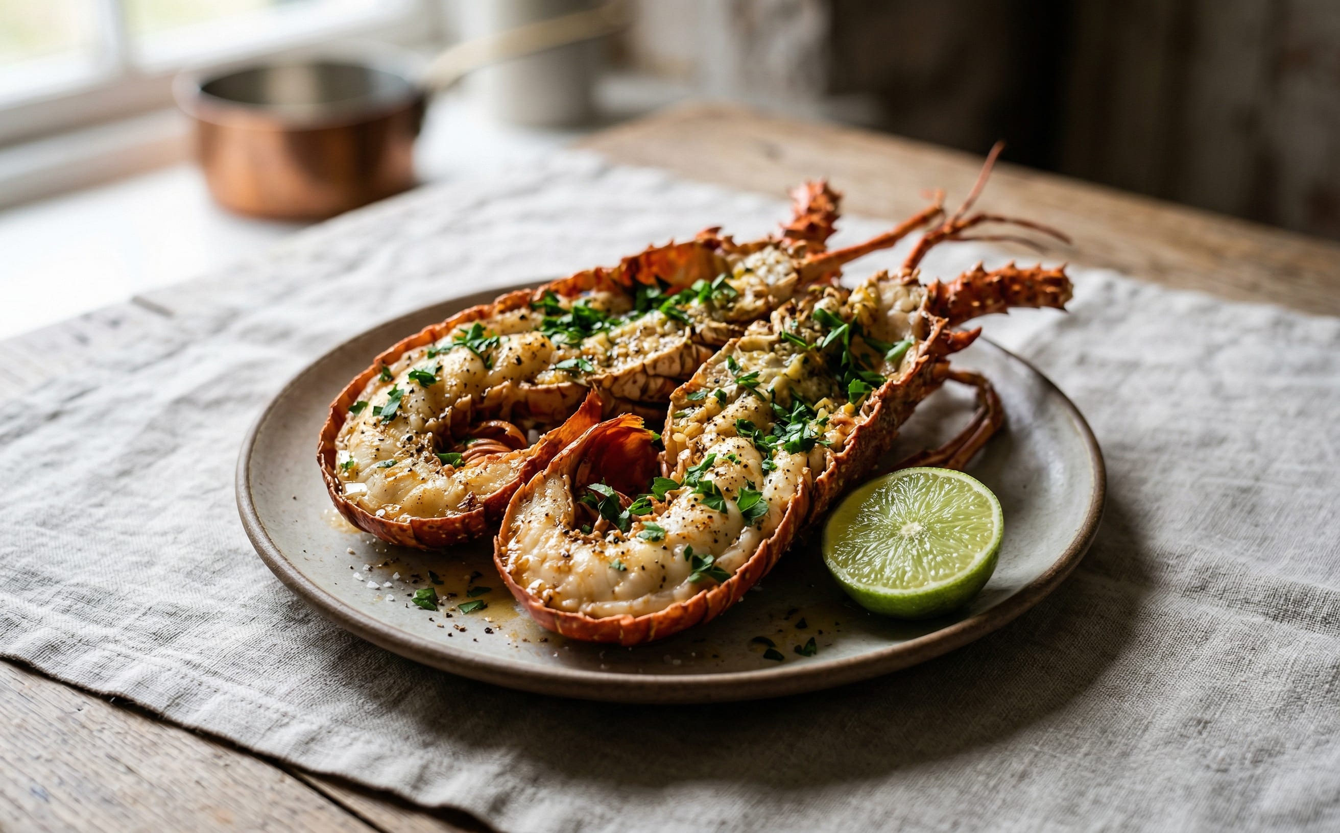 Bermuda-Style Garlic Butter Spiny Lobster