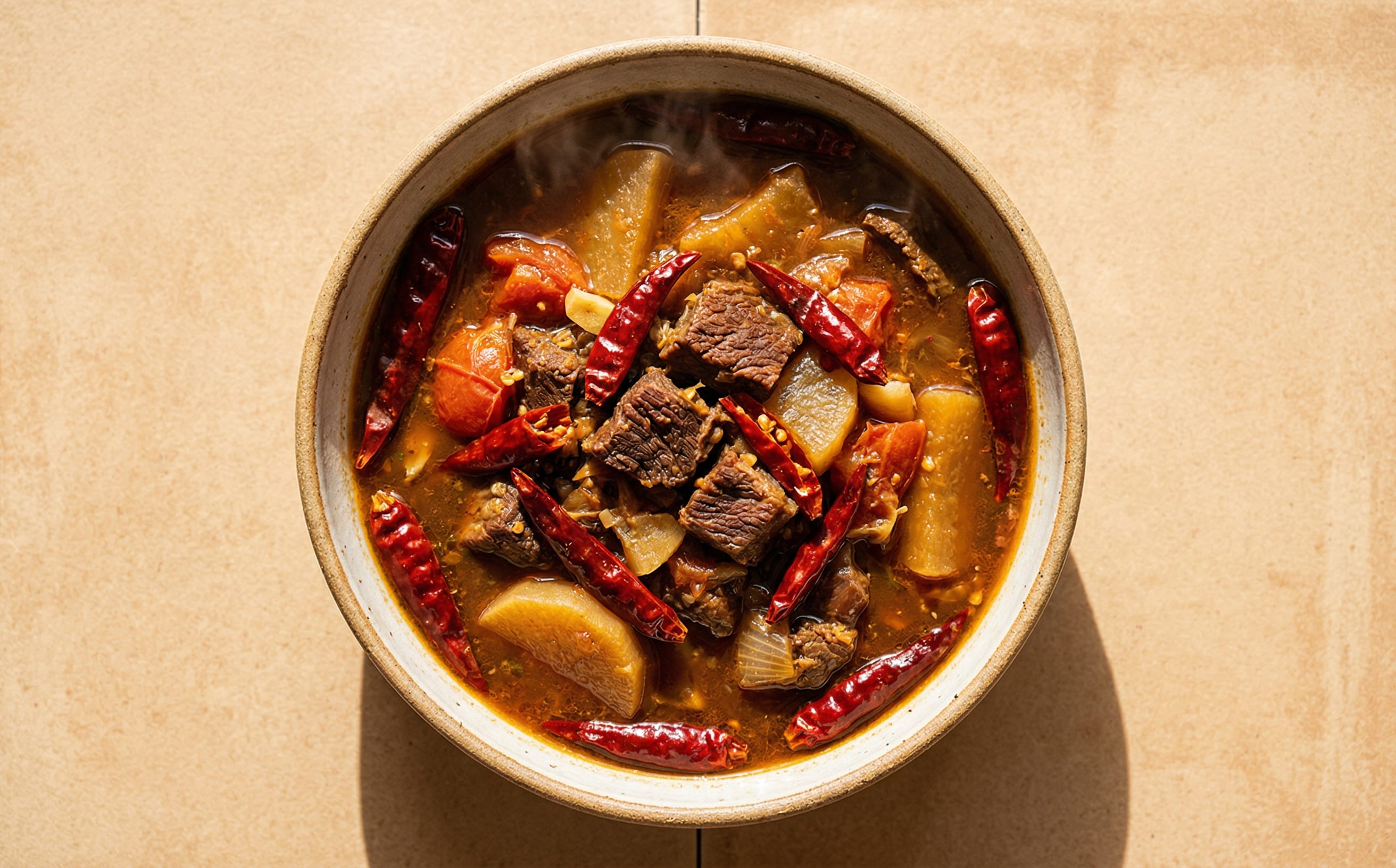 Shakam Paa (Dried Beef and Radish Stew)