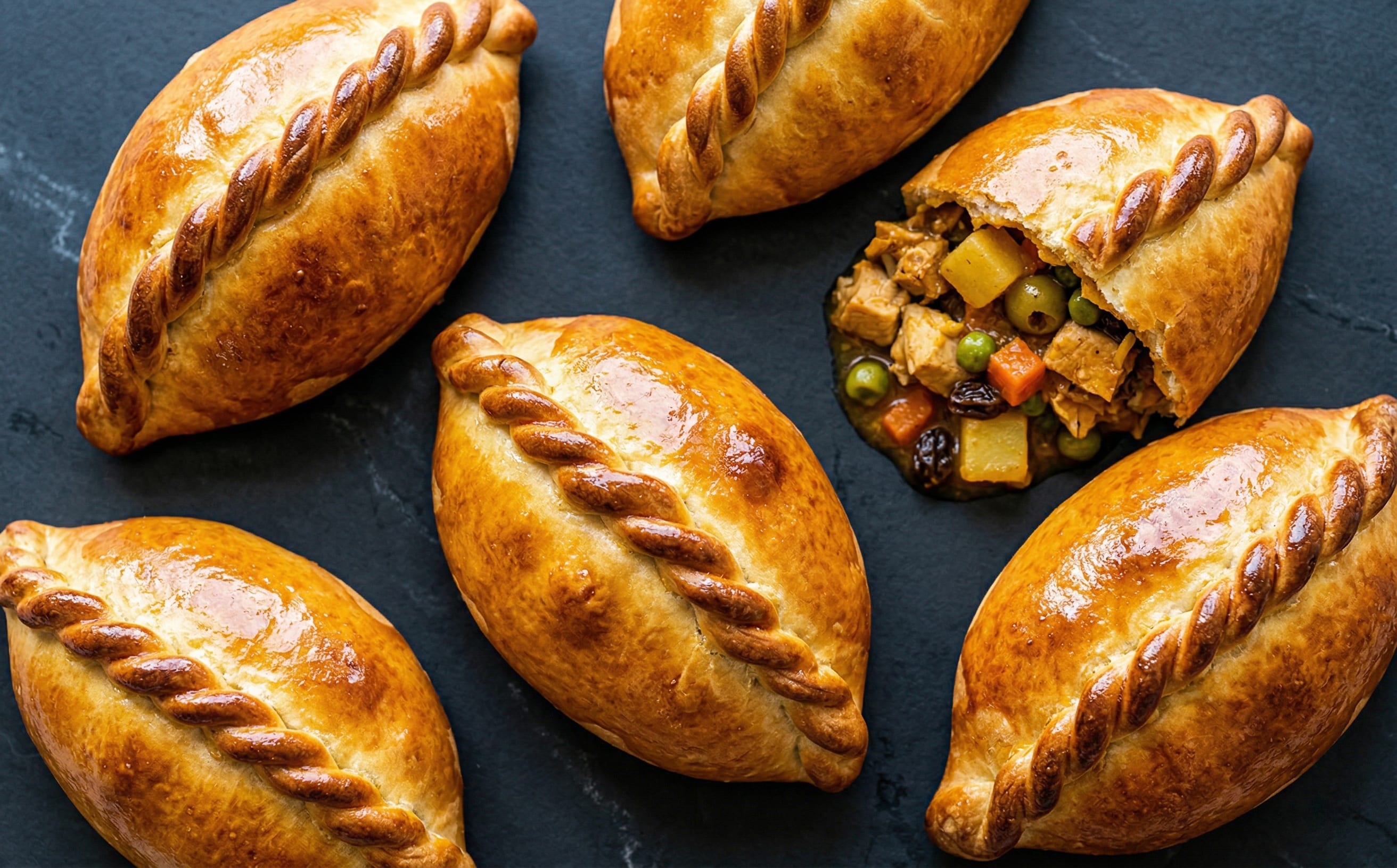 Salteñas (Bolivian Chicken Pastries)