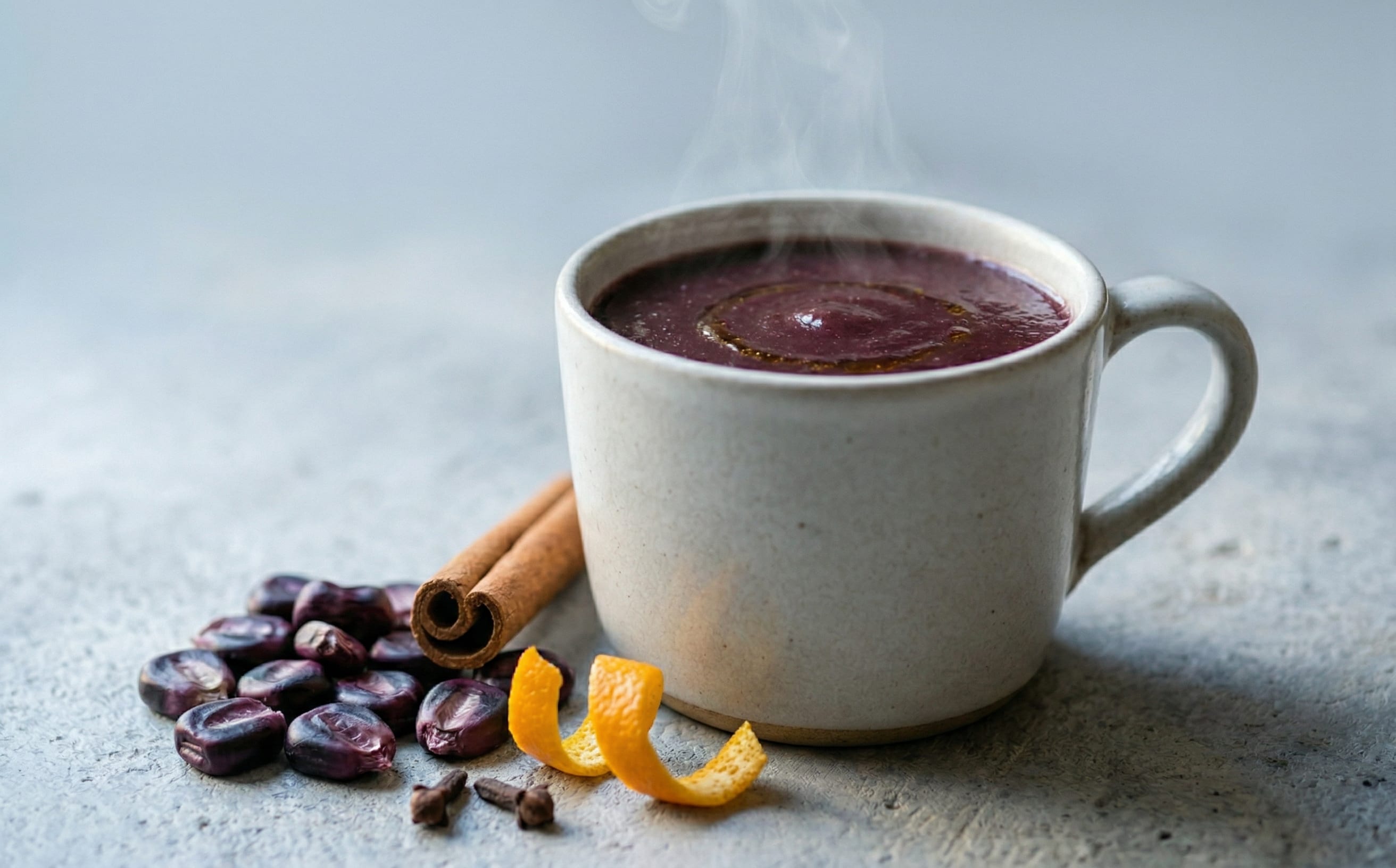 Api Morado (Spiced Purple Corn Drink)