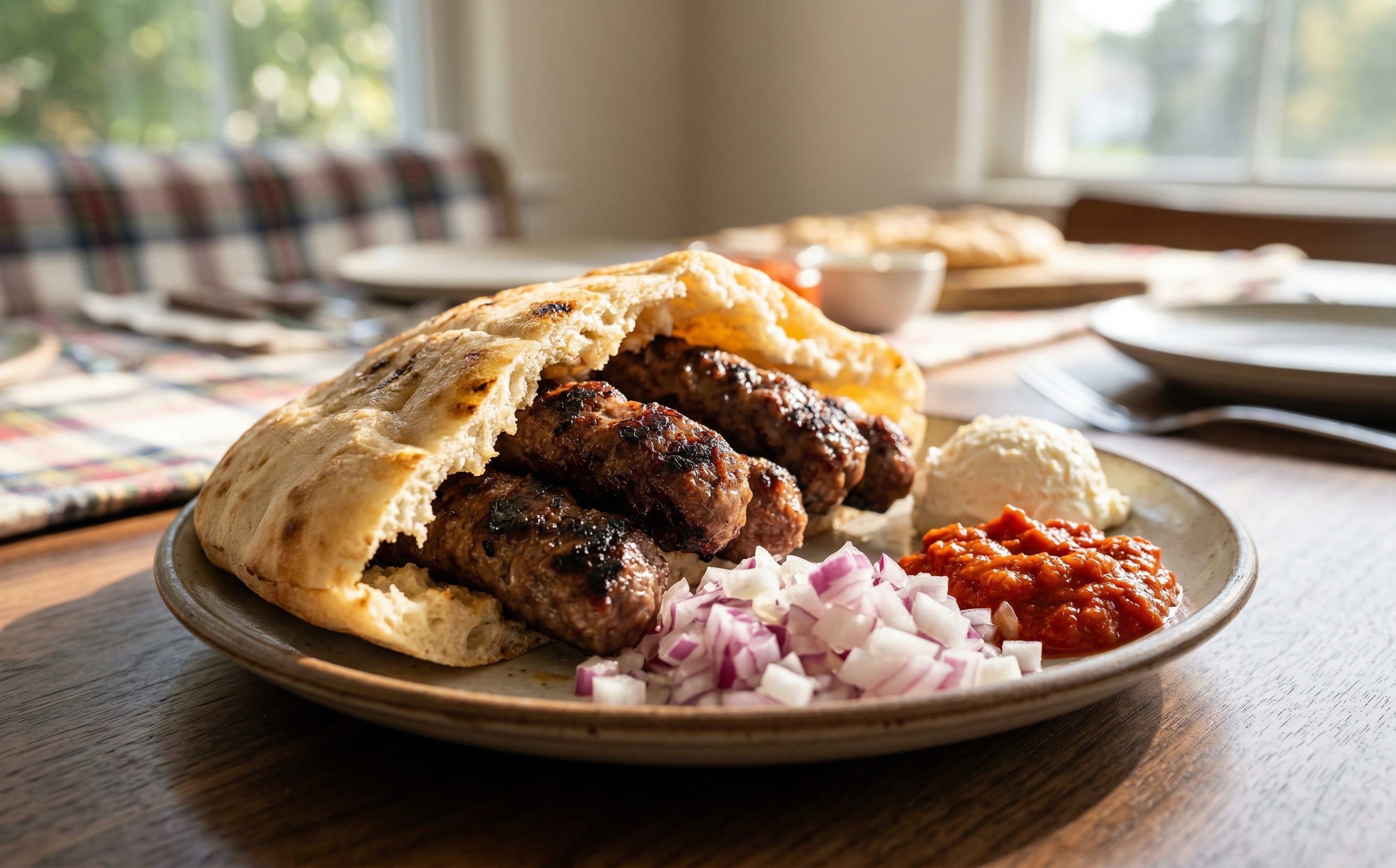 Ćevapi (Bosnian Grilled Minced Meat)