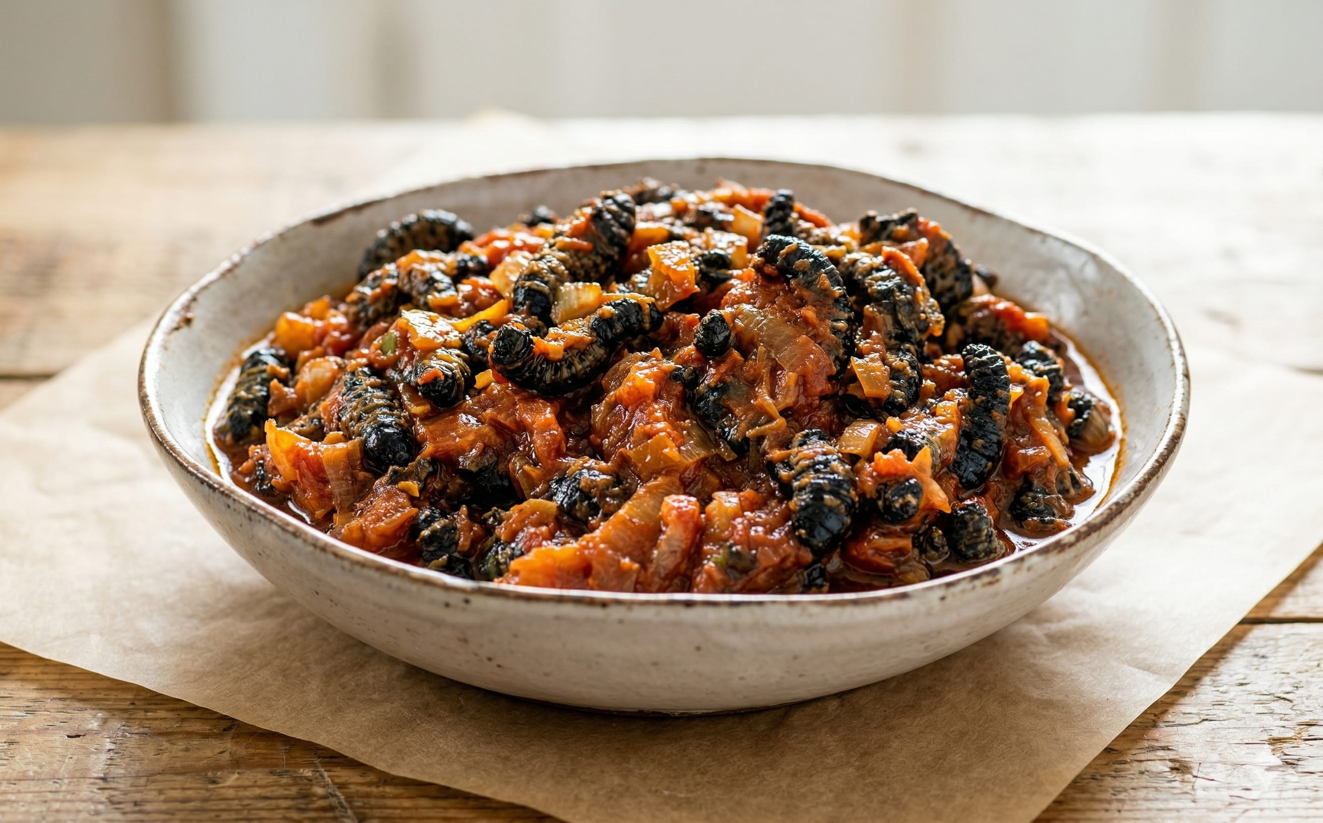 Phane (Mopane Worm Stew)
