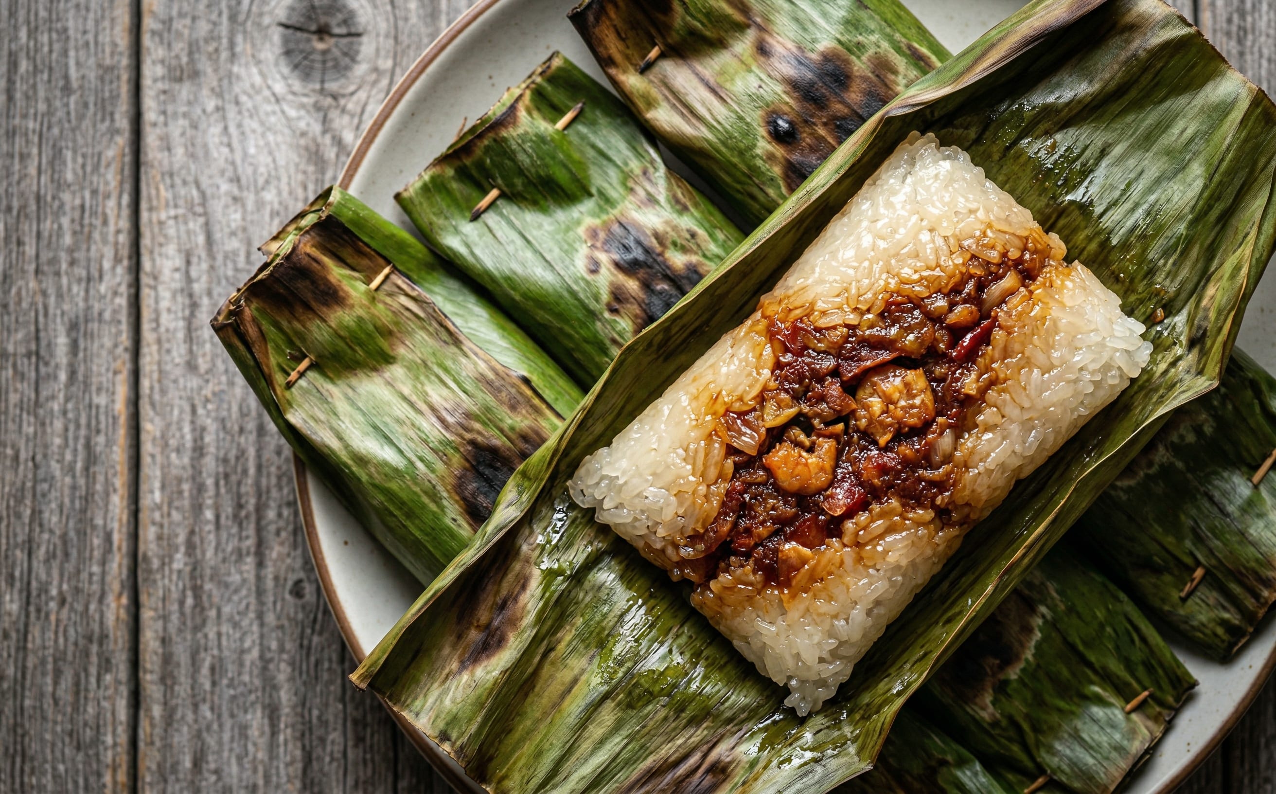 Pulut Panggang (Grilled Sticky Rice Parcels)