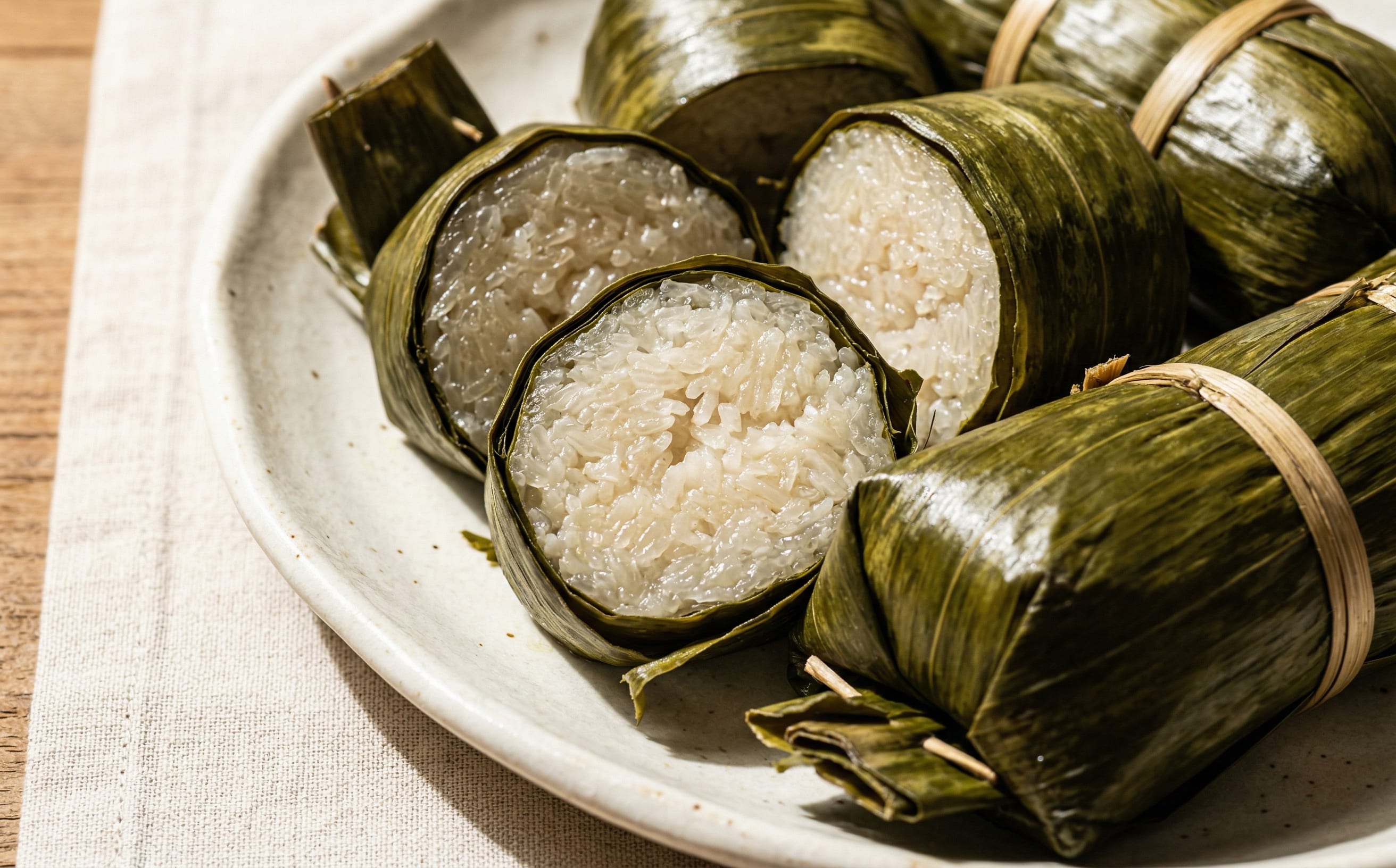 Kelupis (Leaf-Wrapped Sticky Rice Rolls)