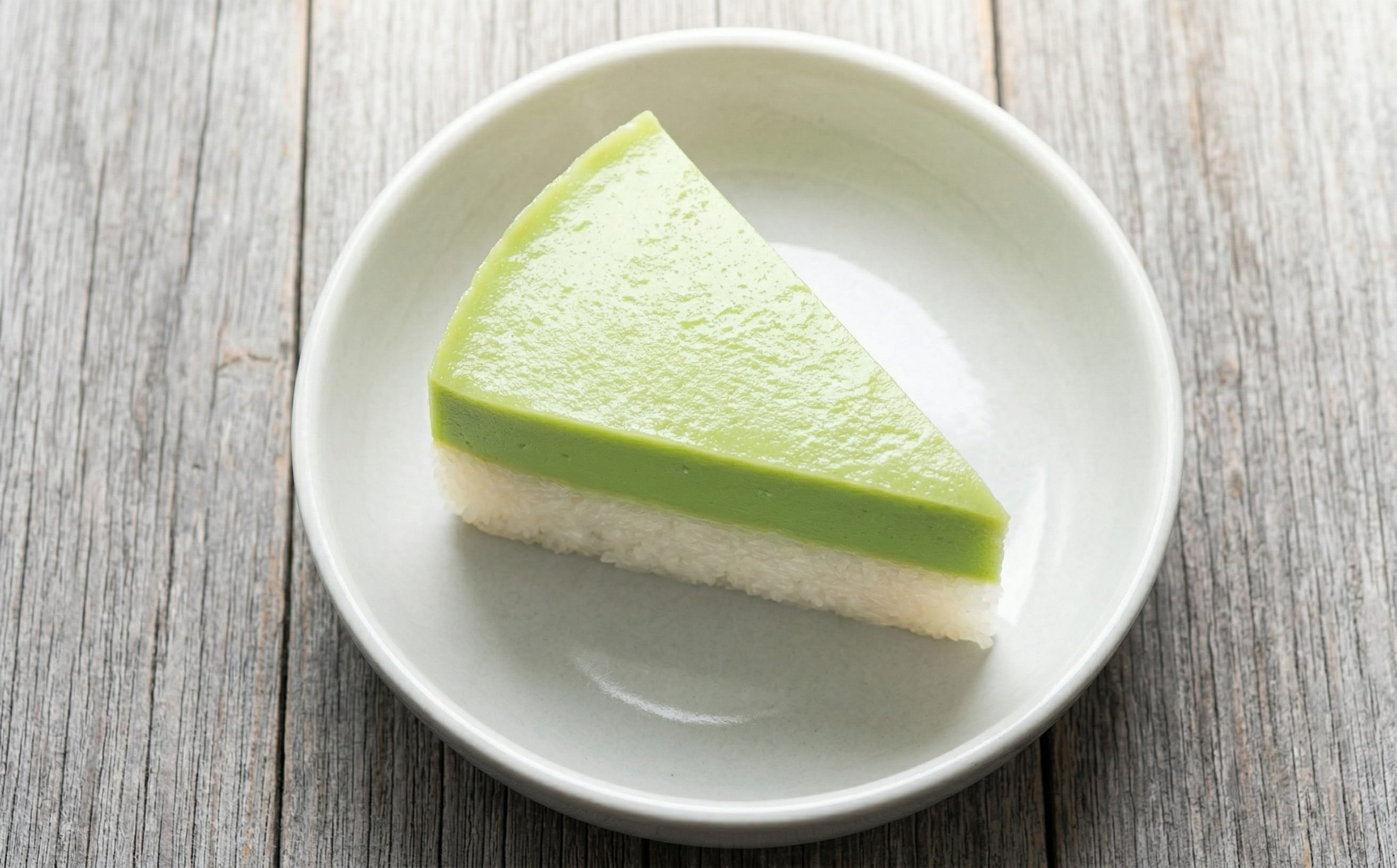 Seri Muka (Pandan Custard Sticky Rice Cake)