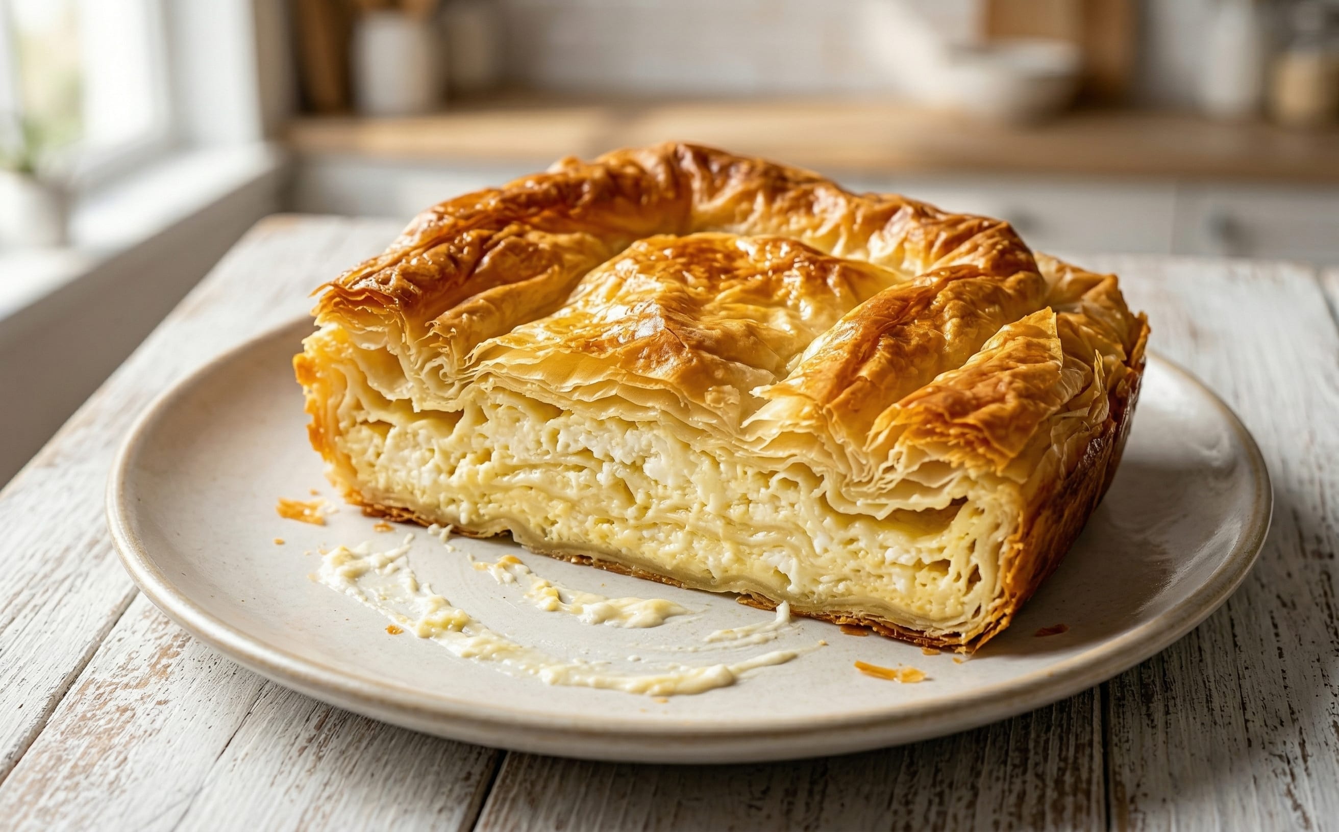 Banitsa (Bulgarian Cheese Pastry)