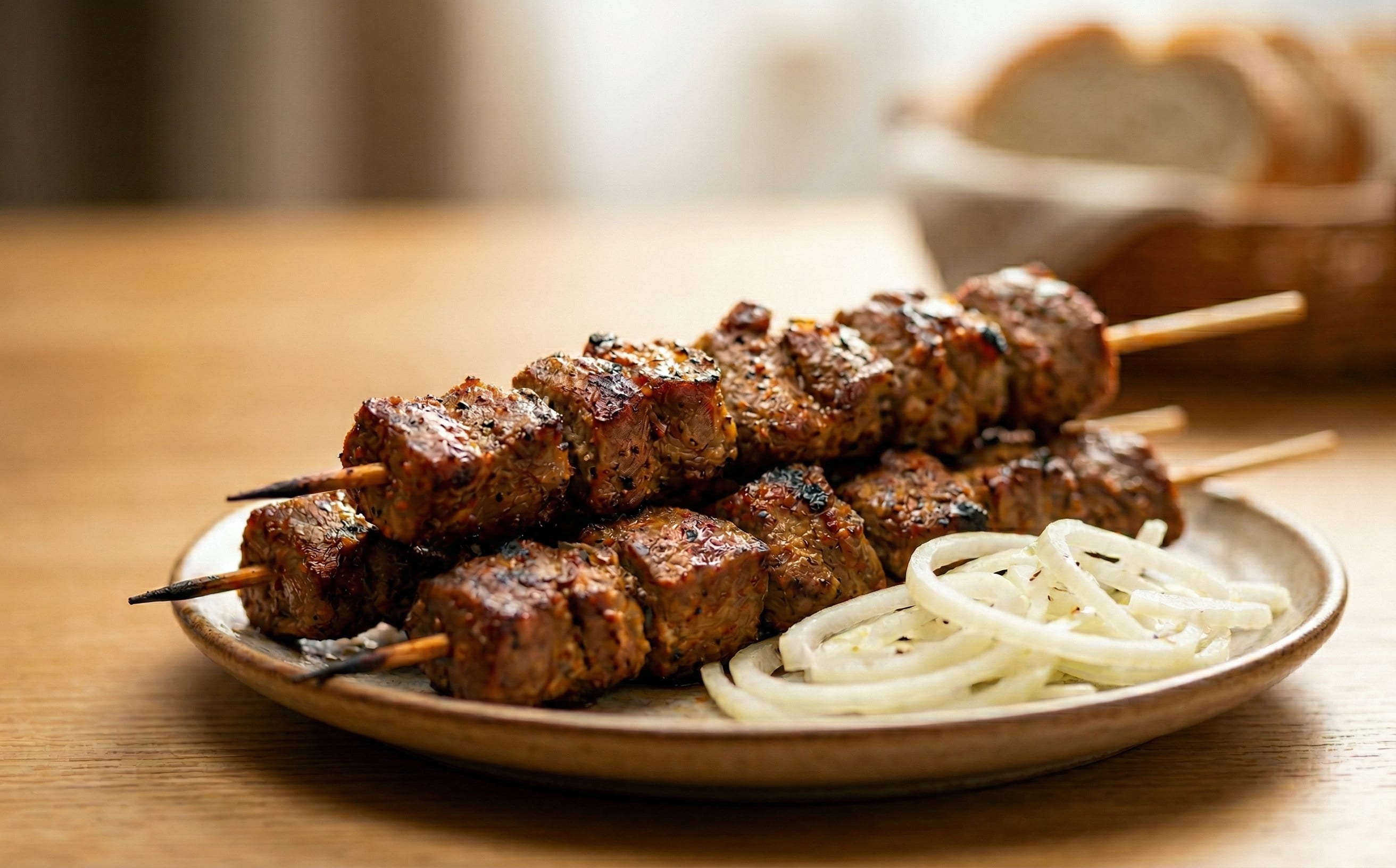 Brochettes de Chèvre (Grilled Goat Skewers)
