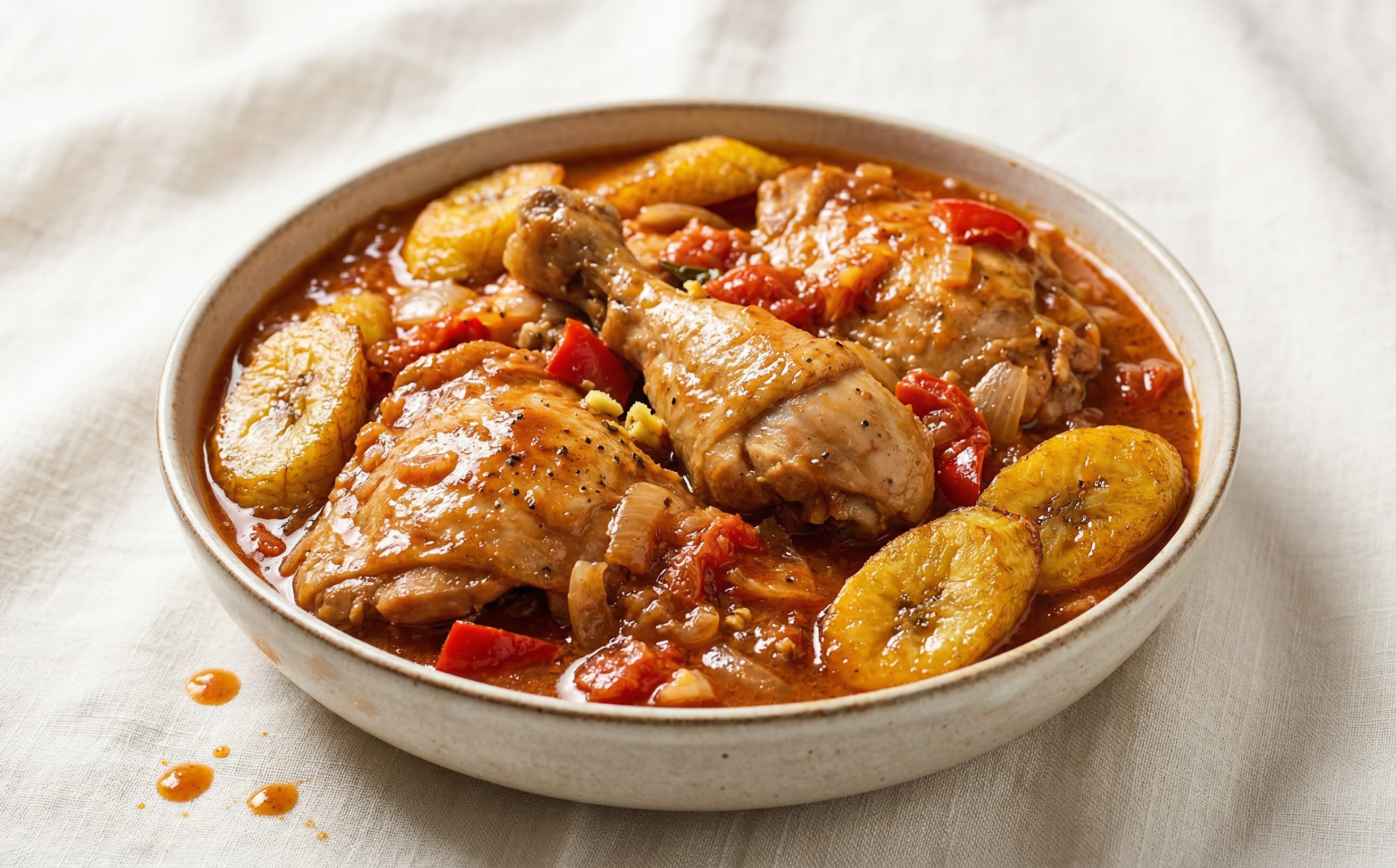 Poulet DG (Chicken with Fried Plantains)