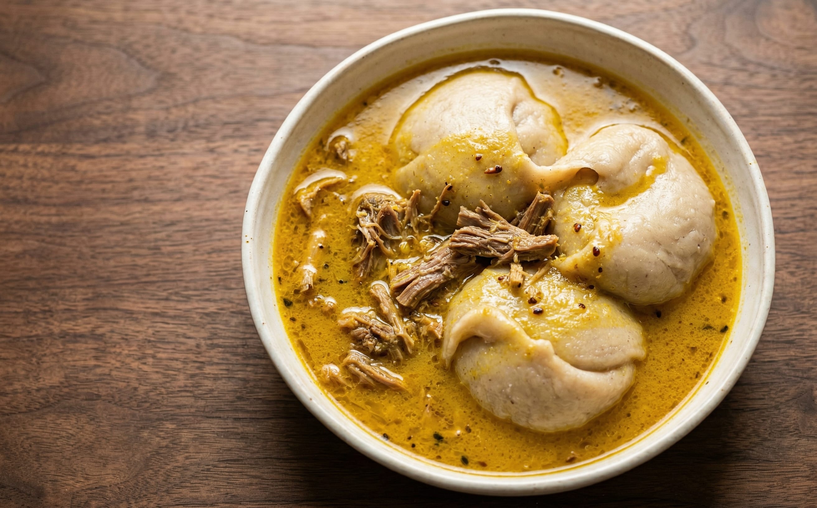 Achu and Yellow Soup