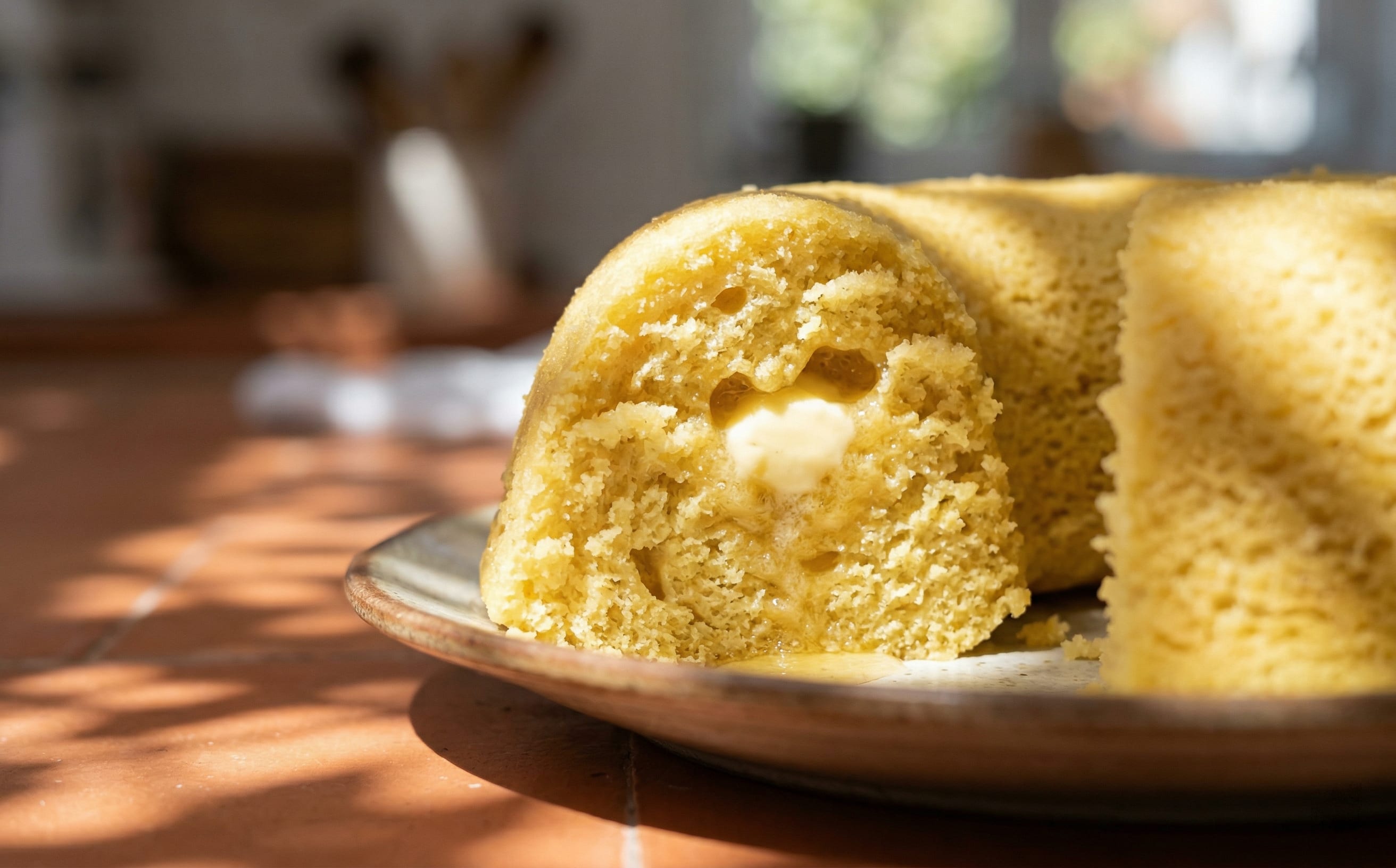 Cuscuz Cabo-Verdiano (Steamed Corn Breakfast Cake)