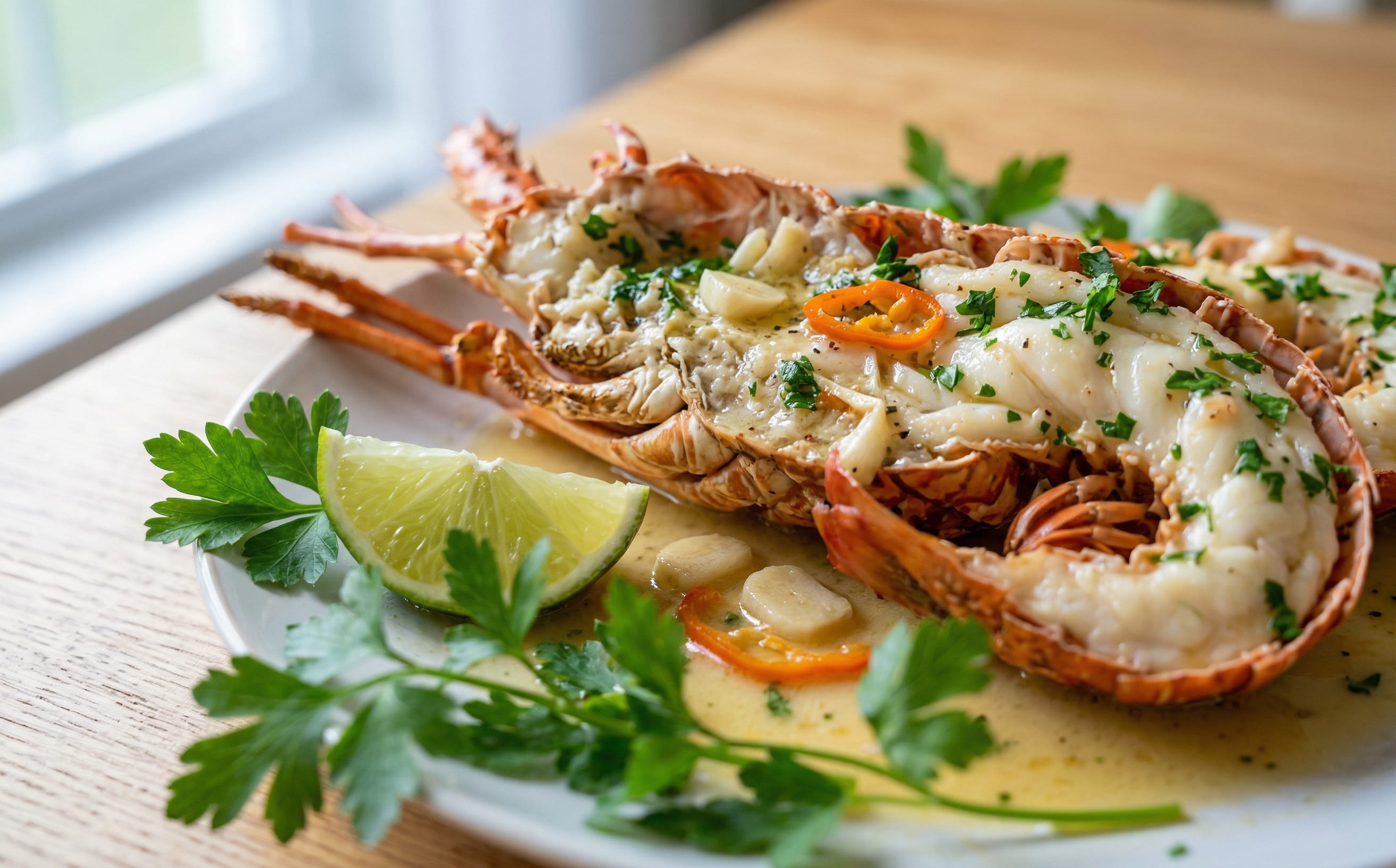 Garlic-Butter Spiny Lobster