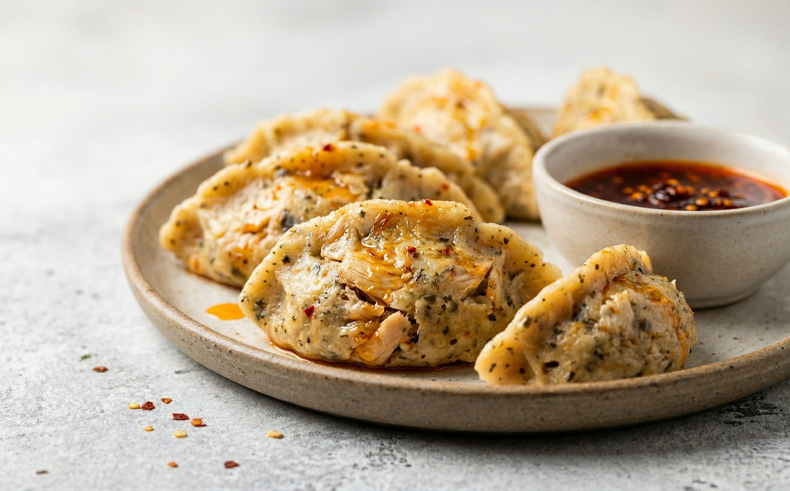 Central African-Style Fish and Pumpkin Seed Dumplings
