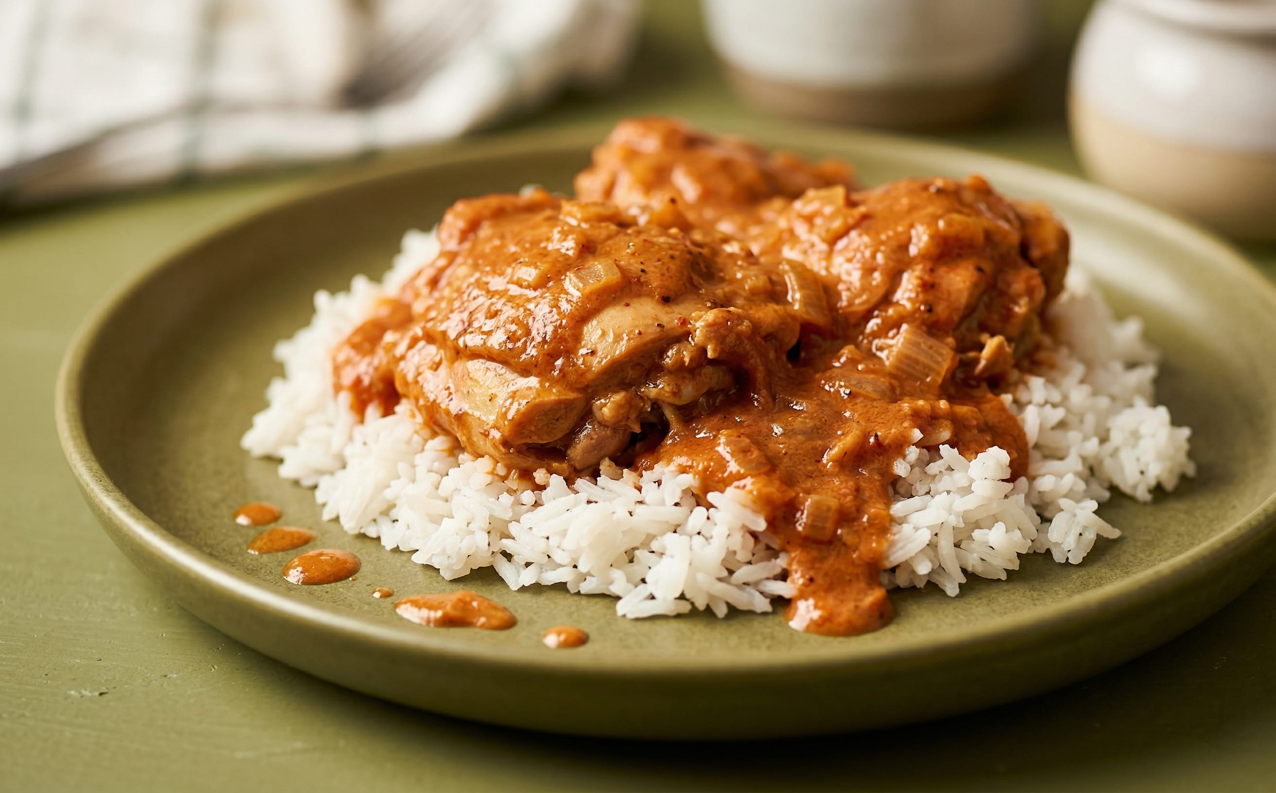 Chadian Chicken in Peanut Tomato Sauce