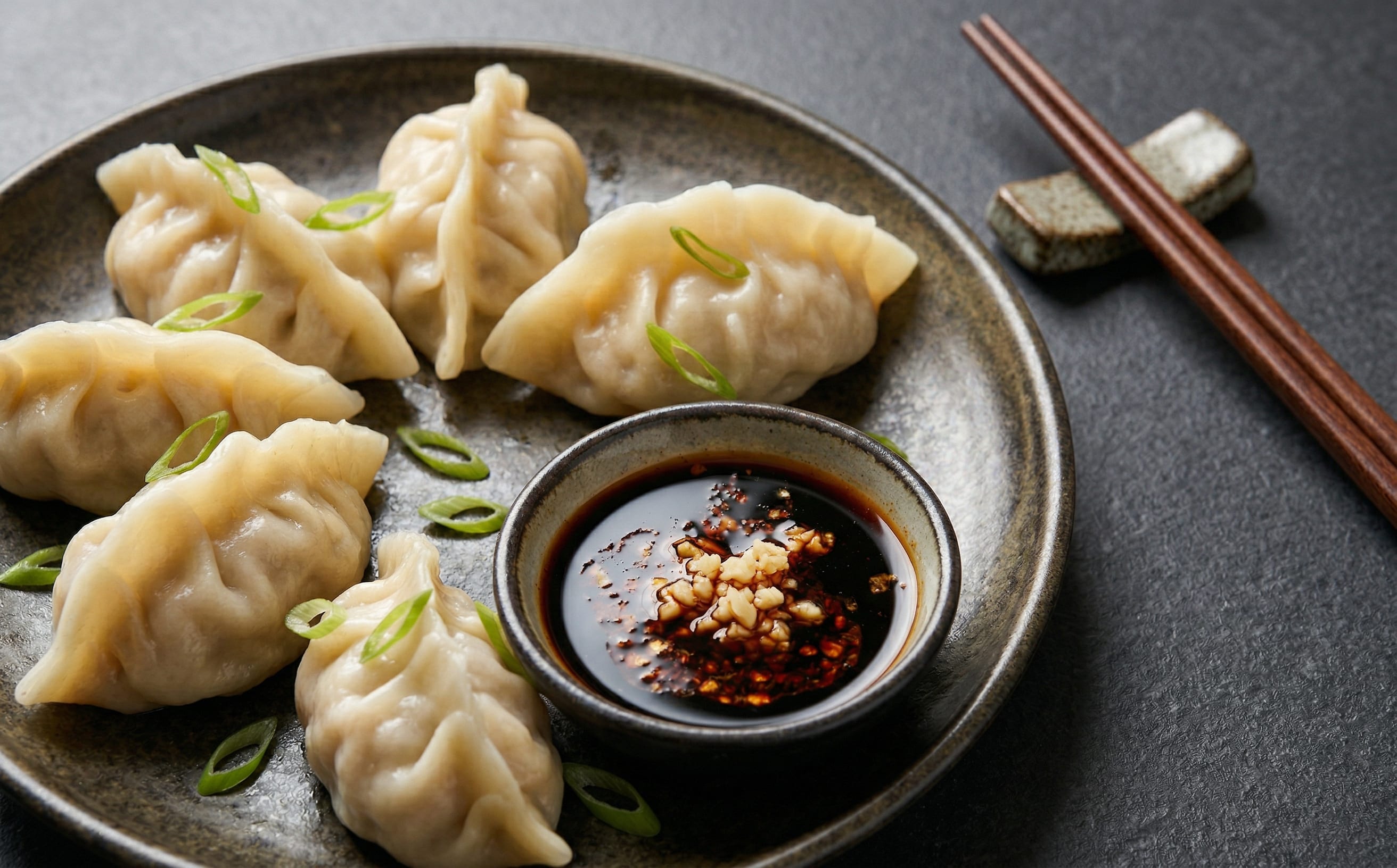 Zhu Rou Bai Cai Jiaozi (Pork and Napa Cabbage Dumplings)