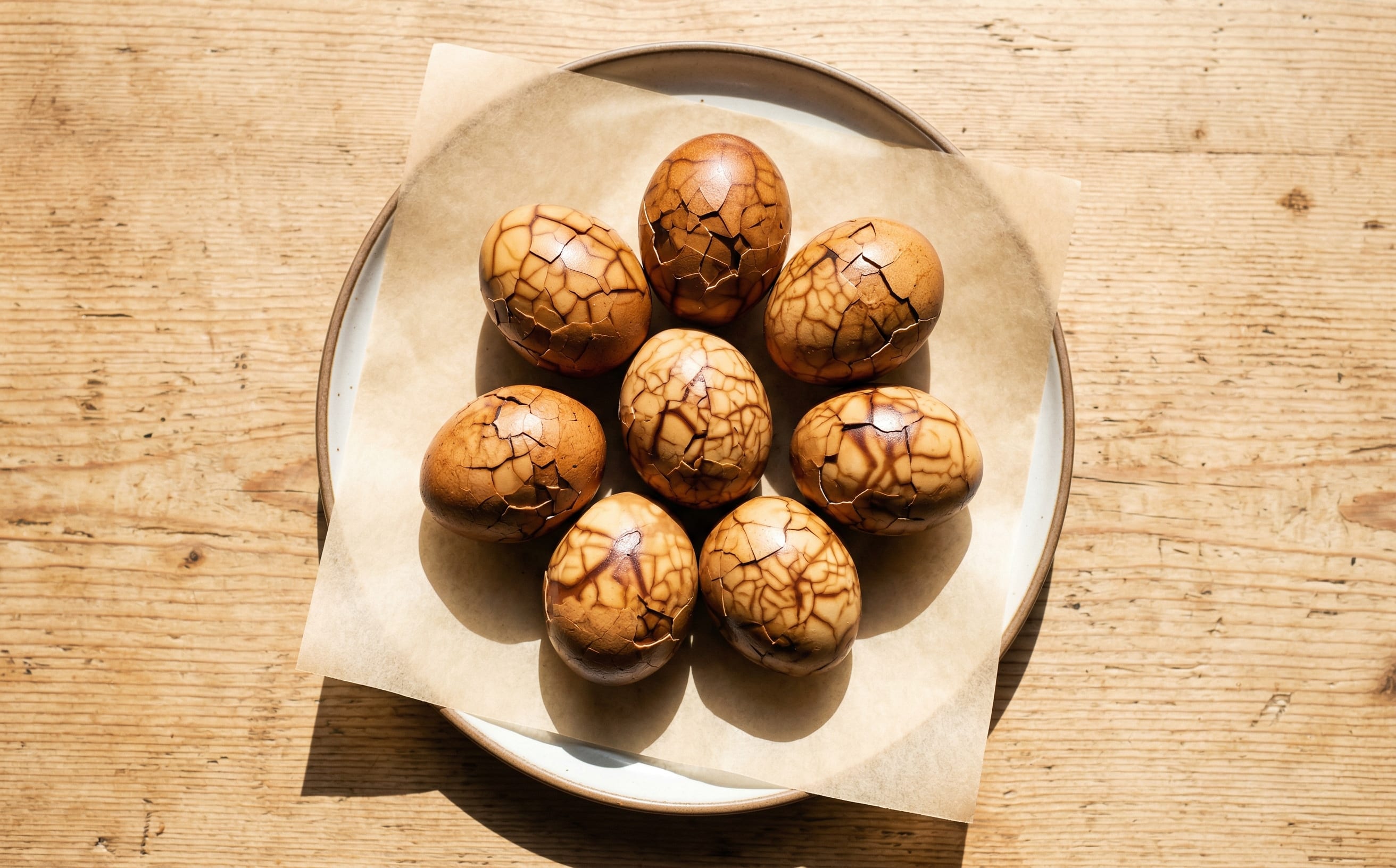 Cha Ye Dan (Tea Eggs)